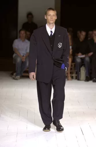Yohji Yamamoto 03SS Embroidered Wool Jacket — front
