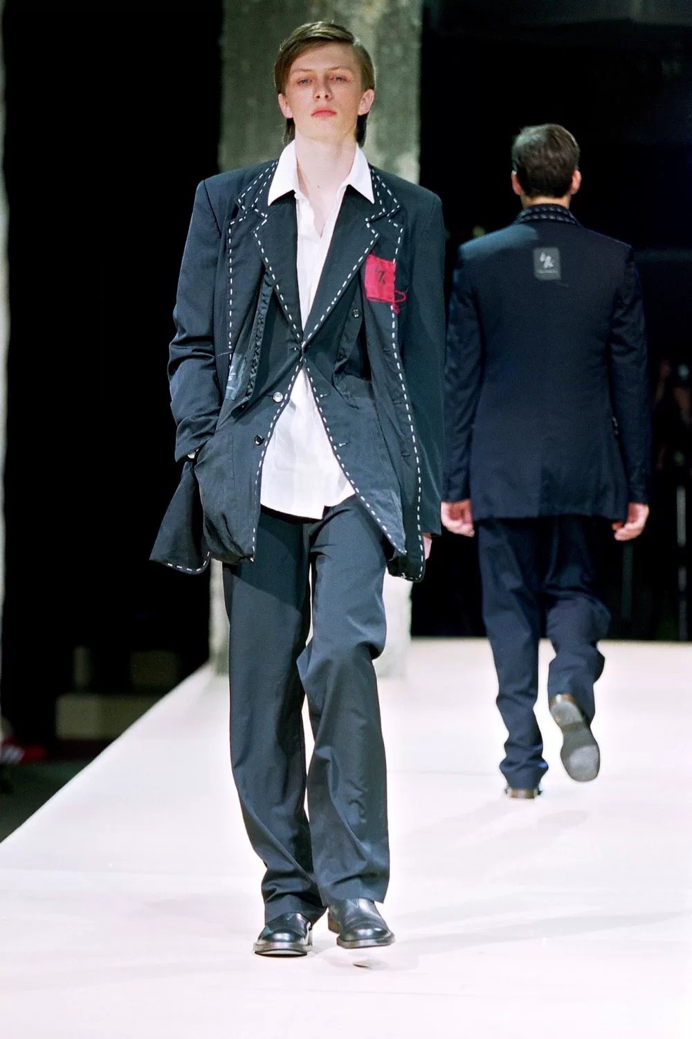 Yohji Yamamoto 2003 AW Hand-Stitched Blazer — detail