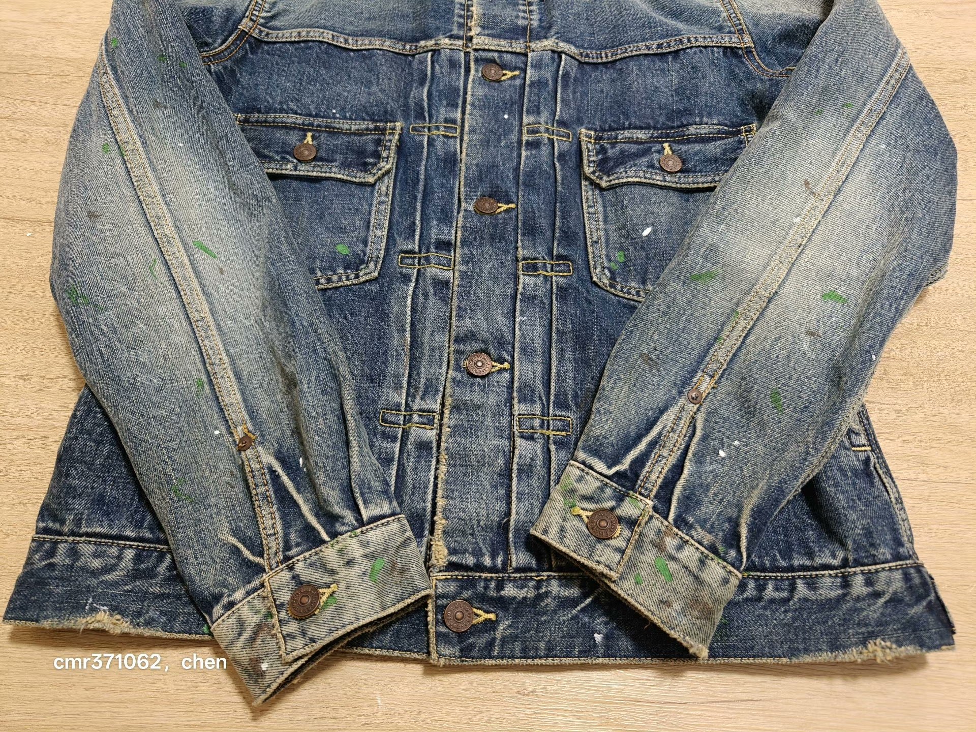 visvim 19ss 101 Jkt DMGD-1002 — back