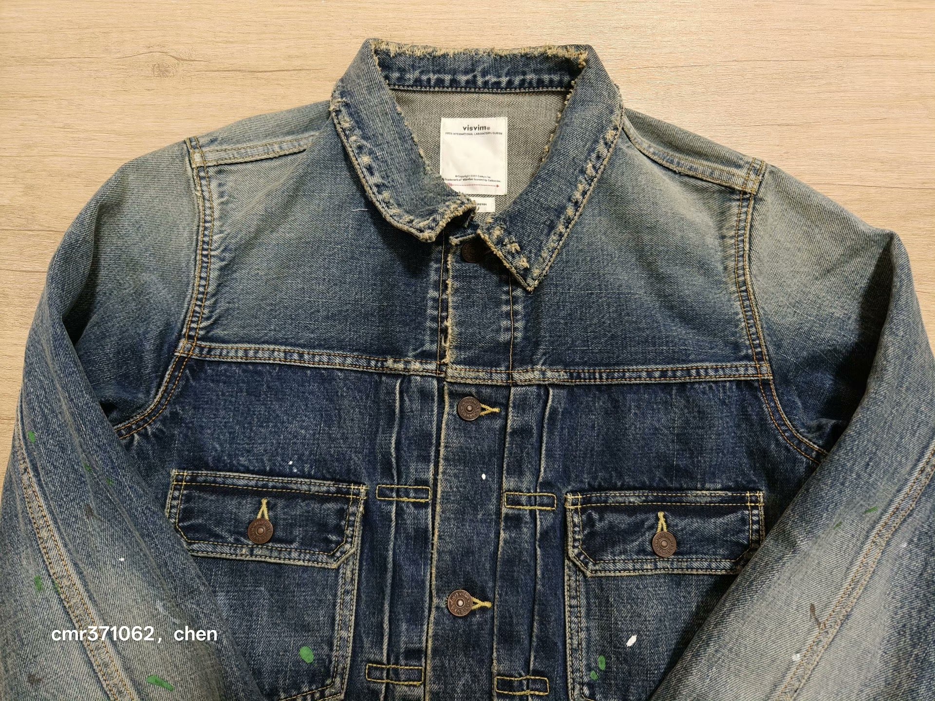 visvim 19ss 101 Jkt DMGD-1002 — label