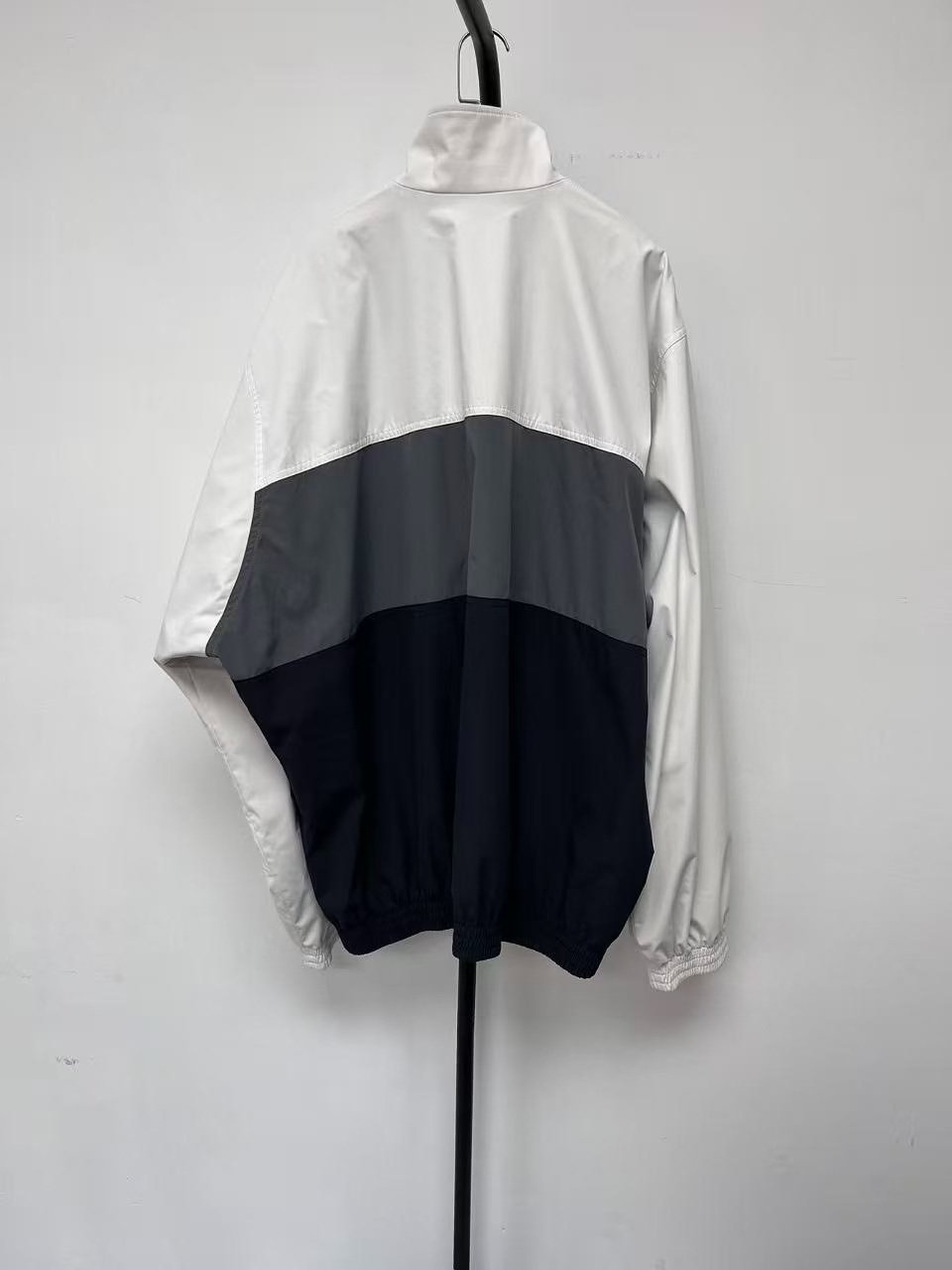 Balenciaga Color-Blocked High-Neck Jacket — front