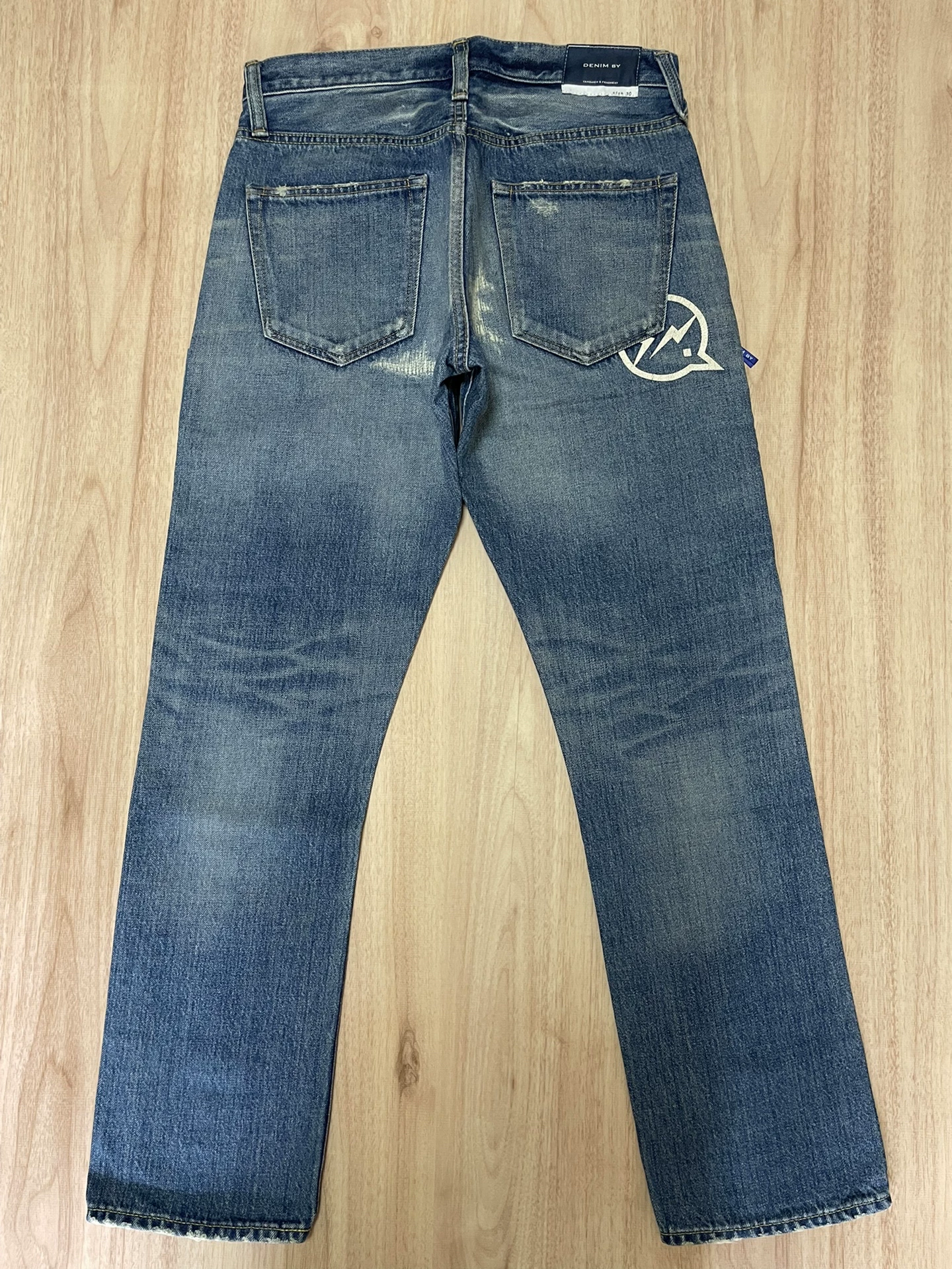 Vanquish Fragment Distressed Denim Jeans — front