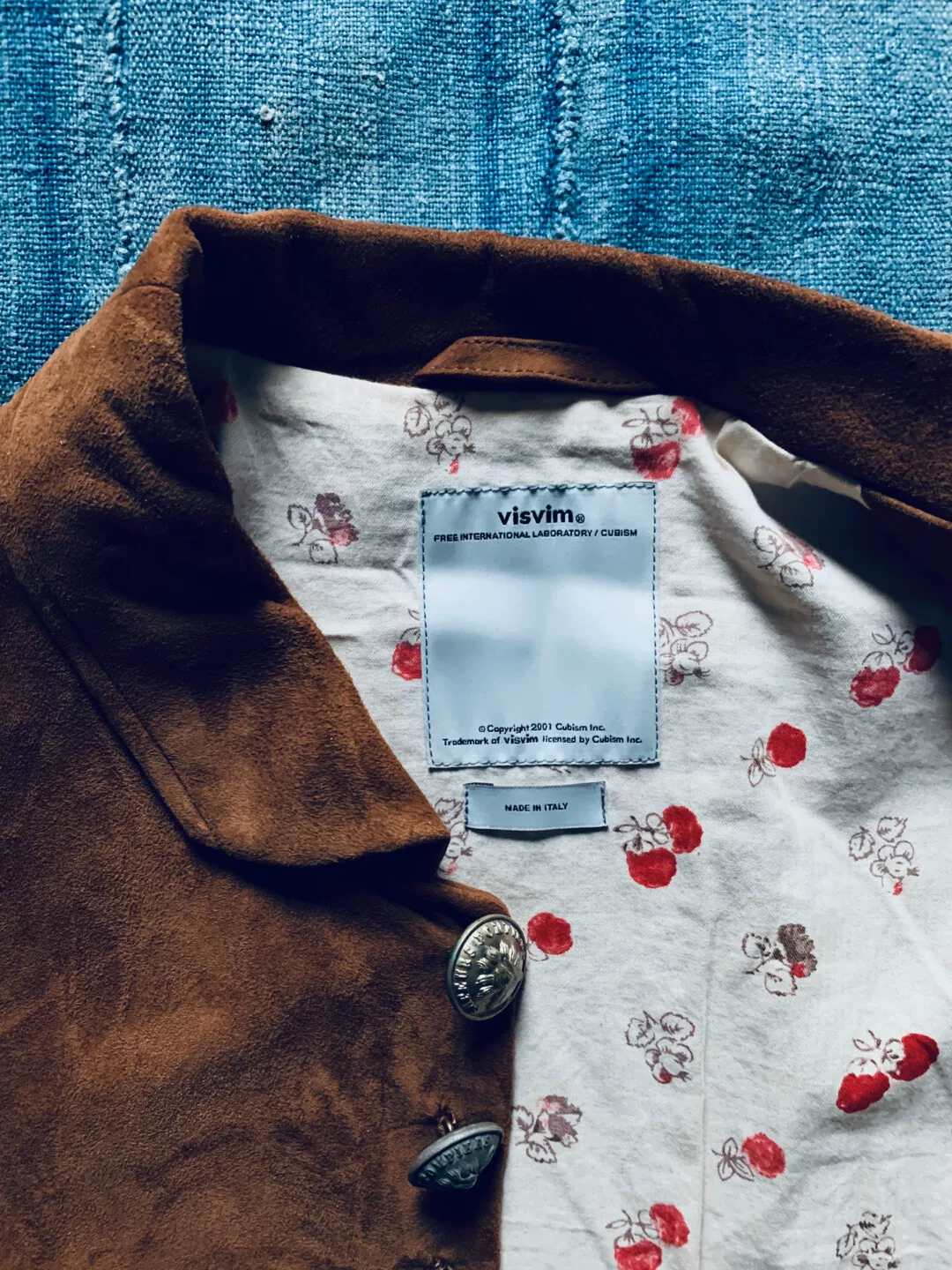 Visvim Ponderosa Limited Lambskin Jacket — label