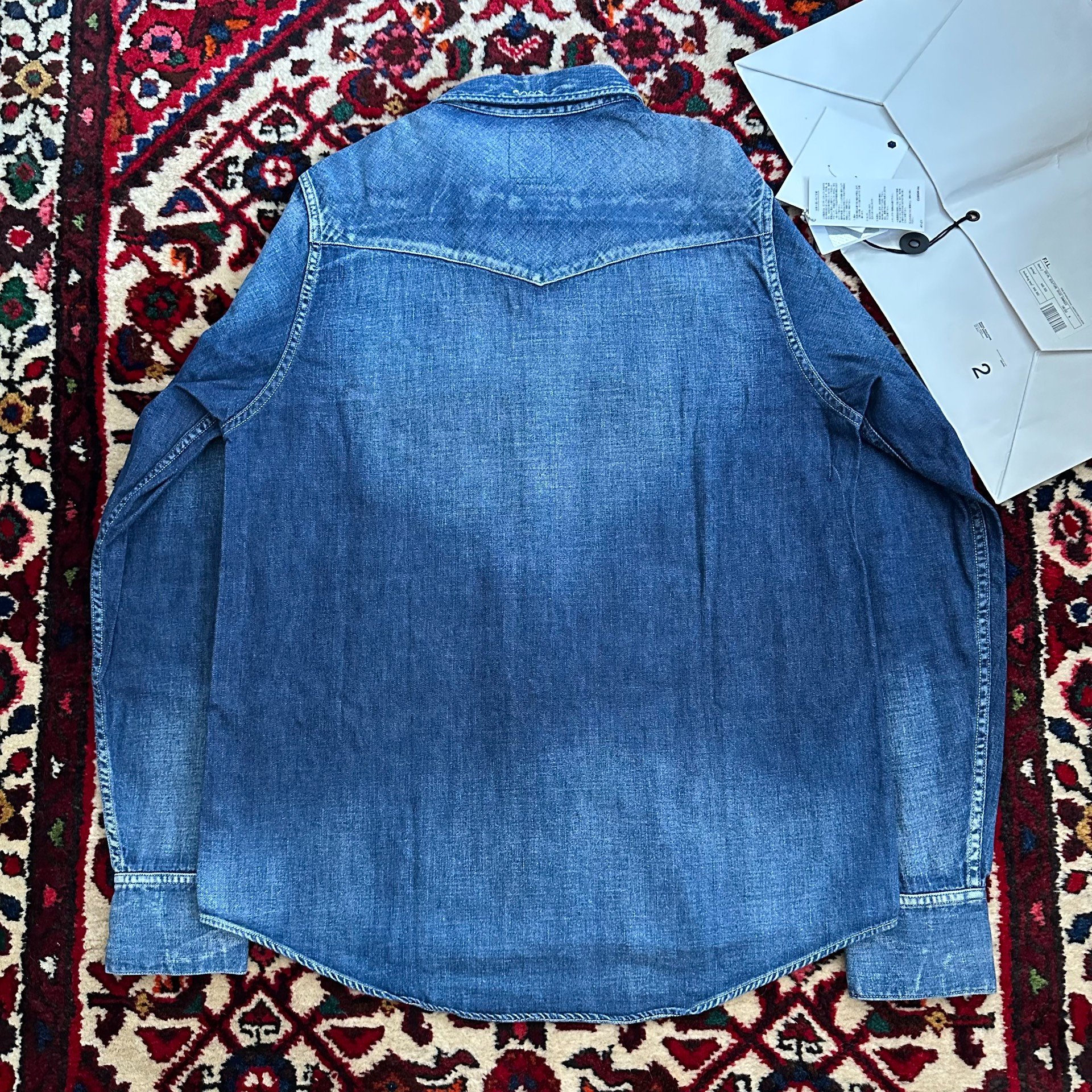 visvim 18AW Social Sculpture Denim Shirt — back