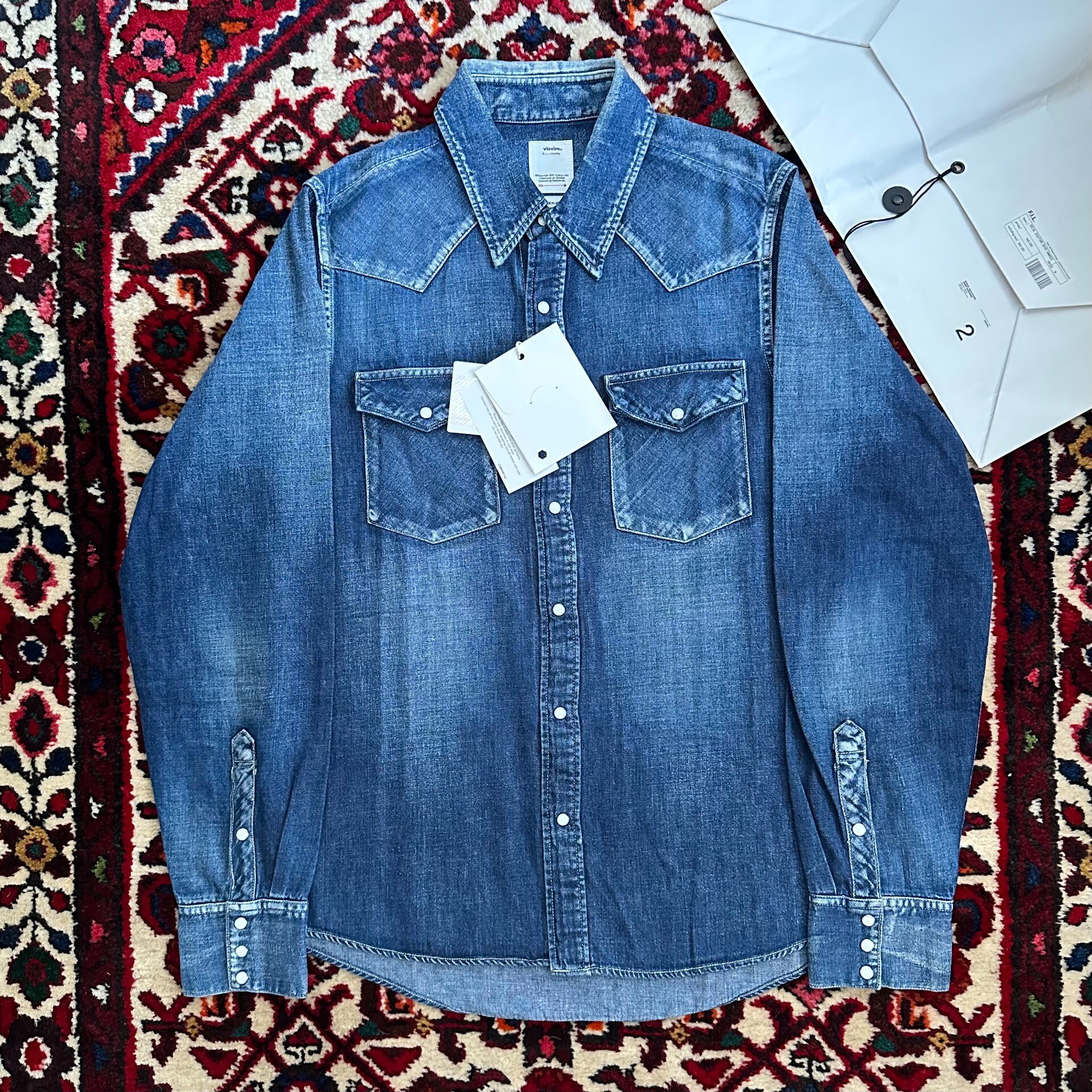 visvim 18AW Social Sculpture Denim Shirt