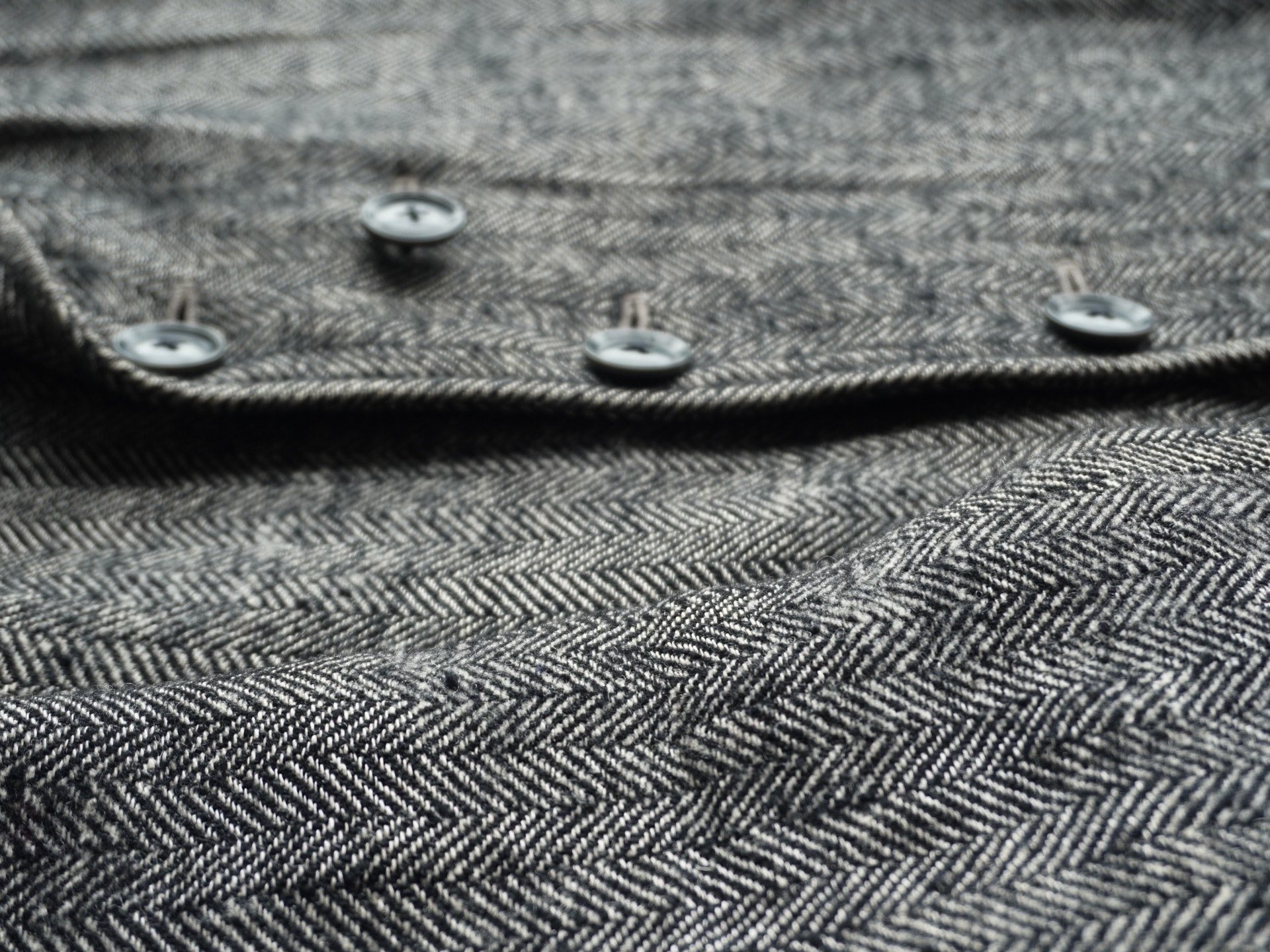Yohji Yamamoto 2011AW Herringbone Jacket — detail