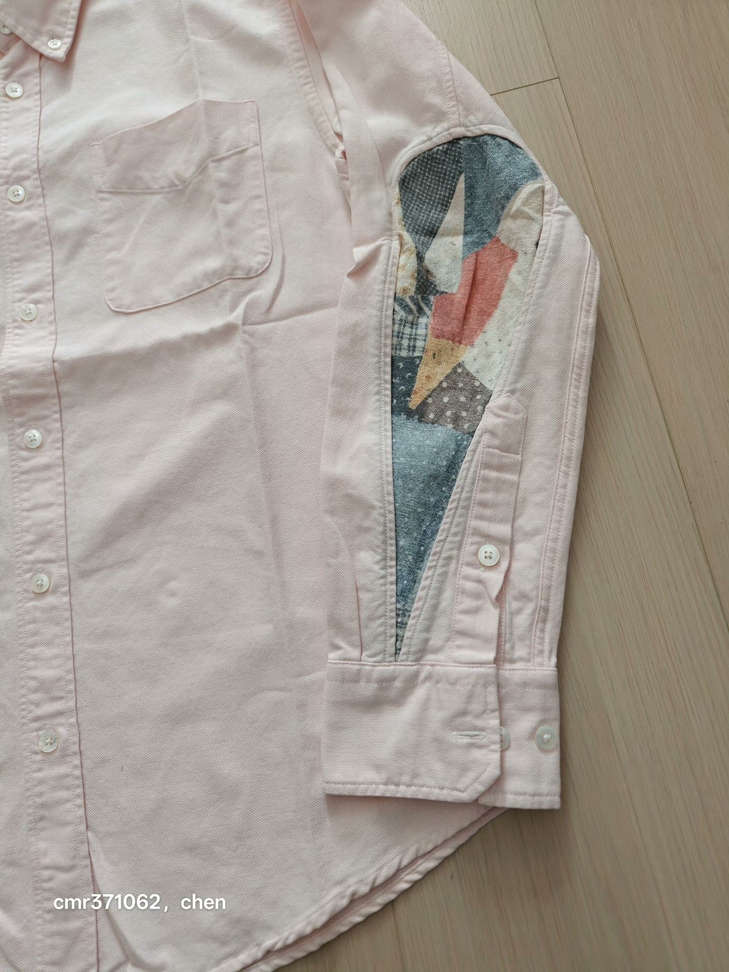 visvim 14SS Droplet Shirt — detail