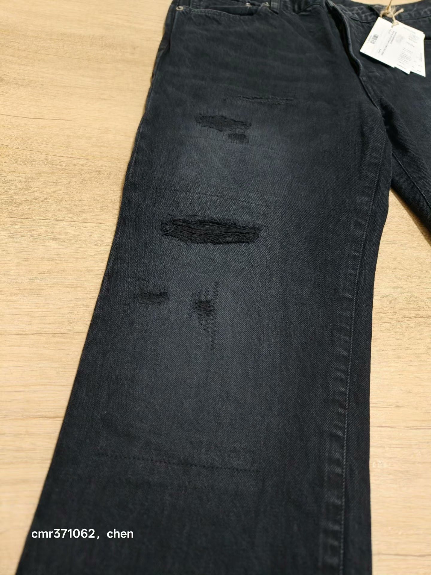 visvim 24 ICT SS 10 CMYK Black Jeans — back