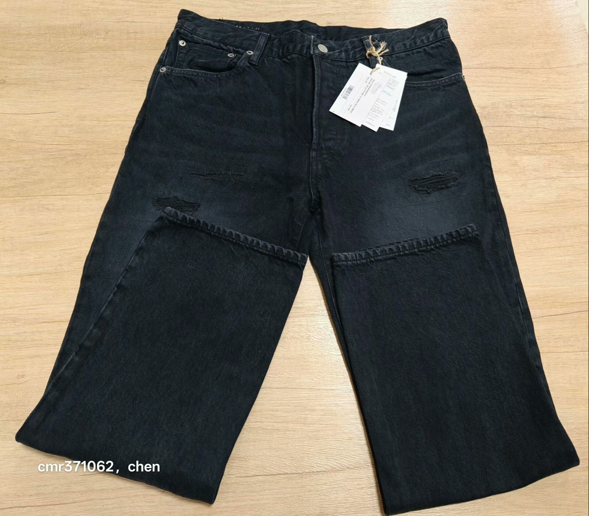 visvim 24 ICT SS 10 CMYK Black Jeans — label