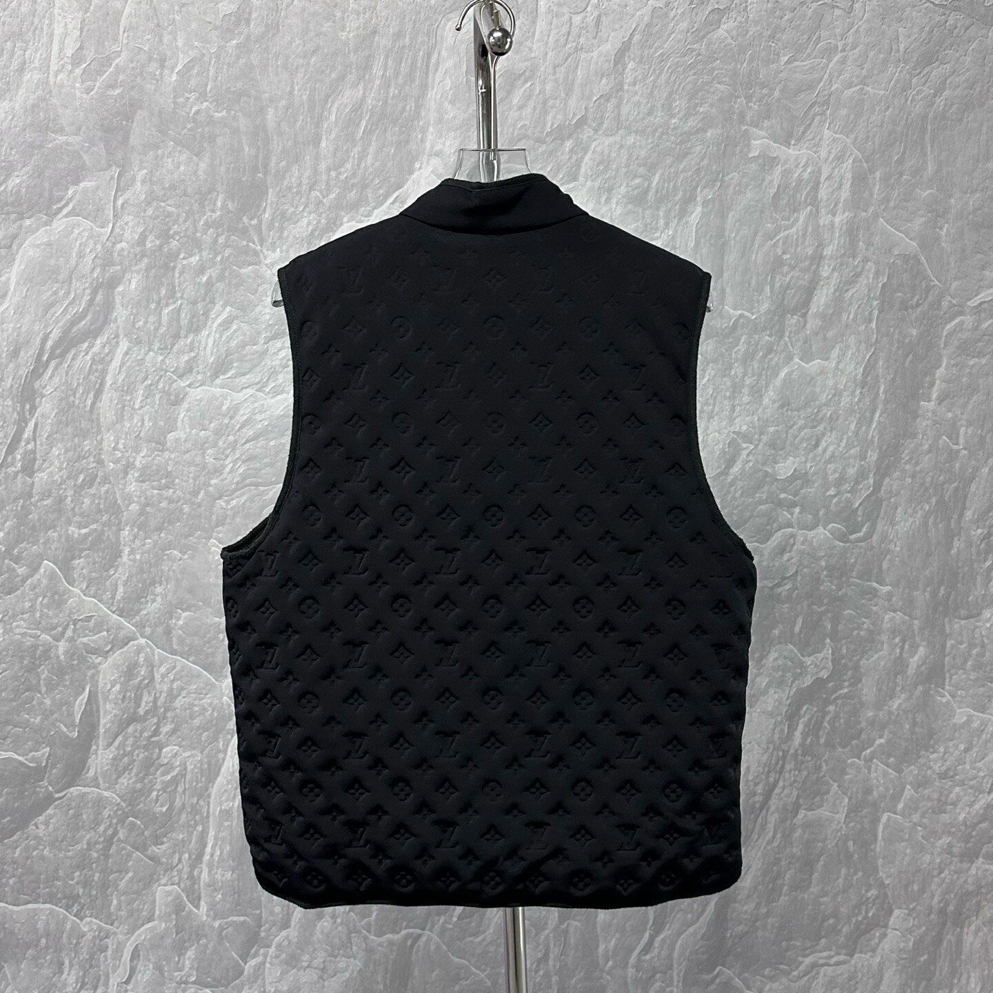Louis Vuitton FW25 Checkered Padded Vest — front