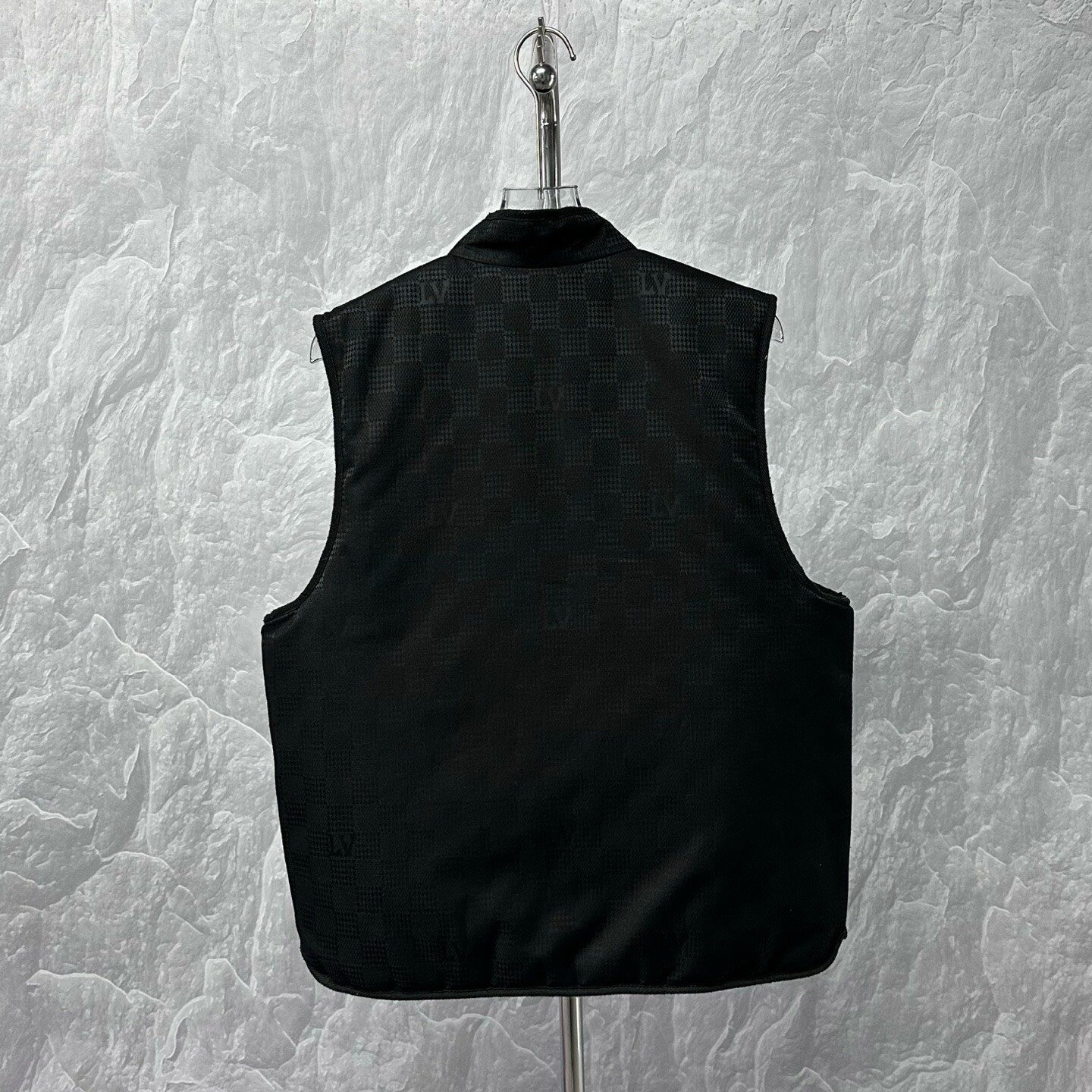 Louis Vuitton FW25 Checkered Padded Vest — back