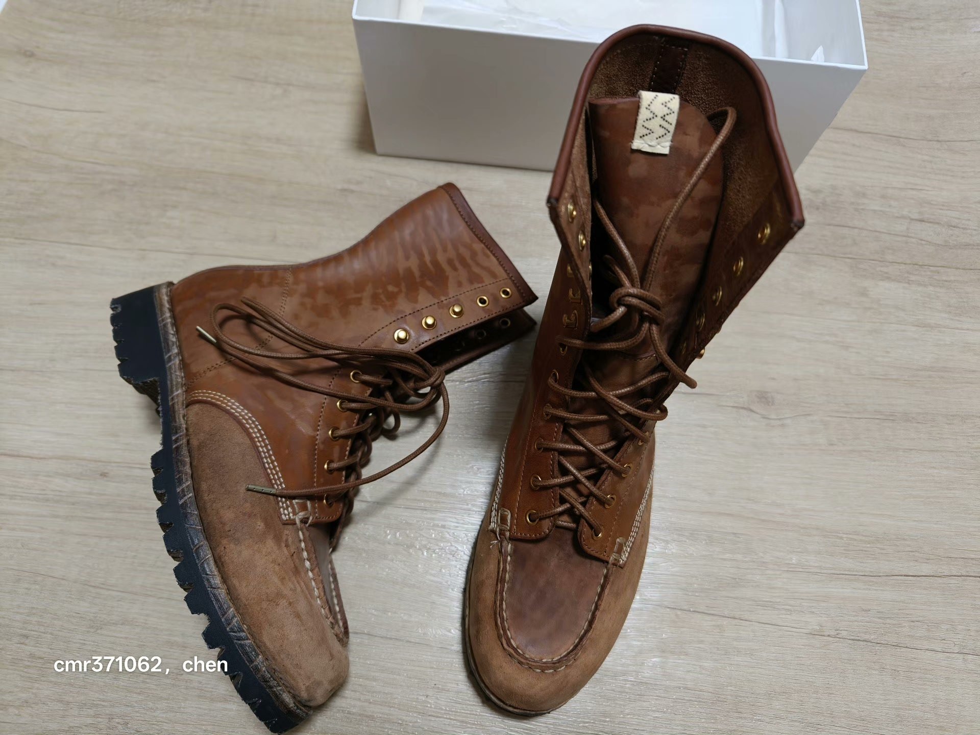 VISVIM 26SS SCOUT MOC BOOTS — front