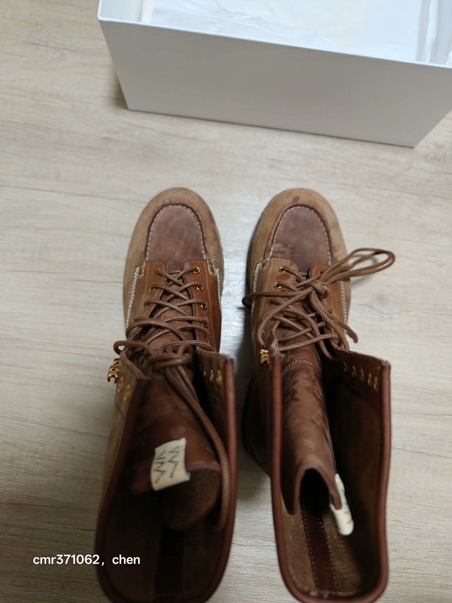 VISVIM 26SS SCOUT MOC BOOTS — label