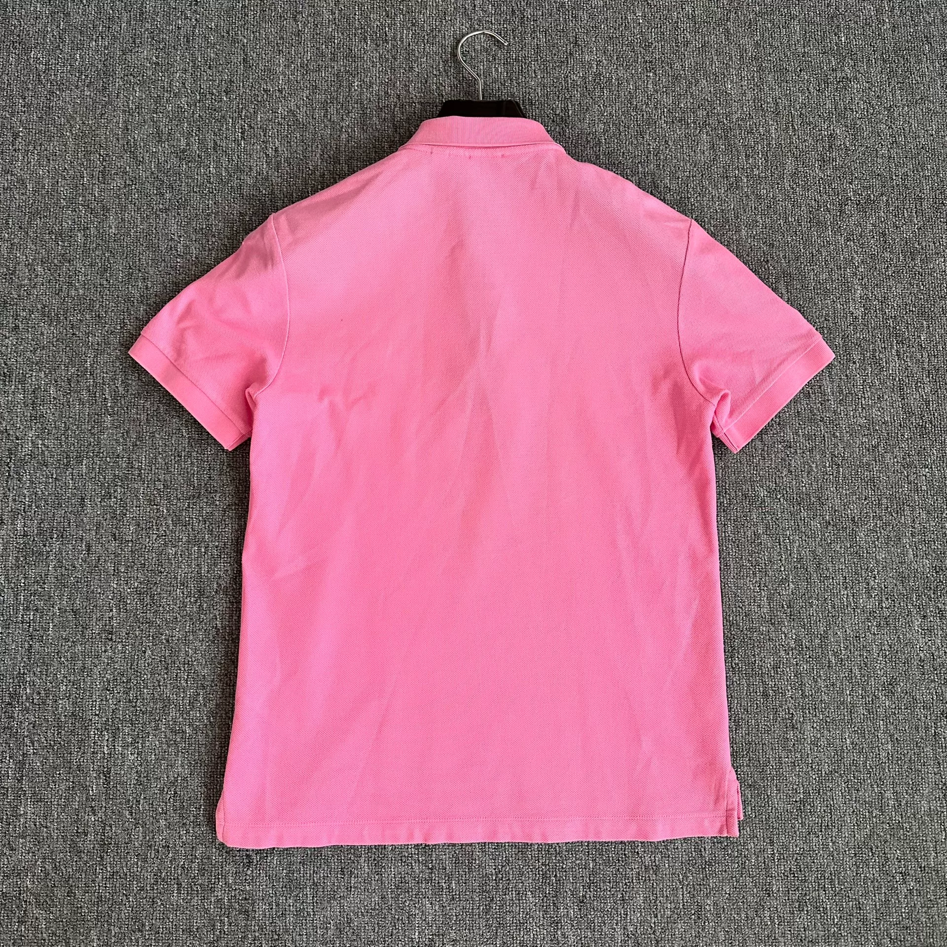Burberry TB Embroidery Short-Sleeve Polo — detail