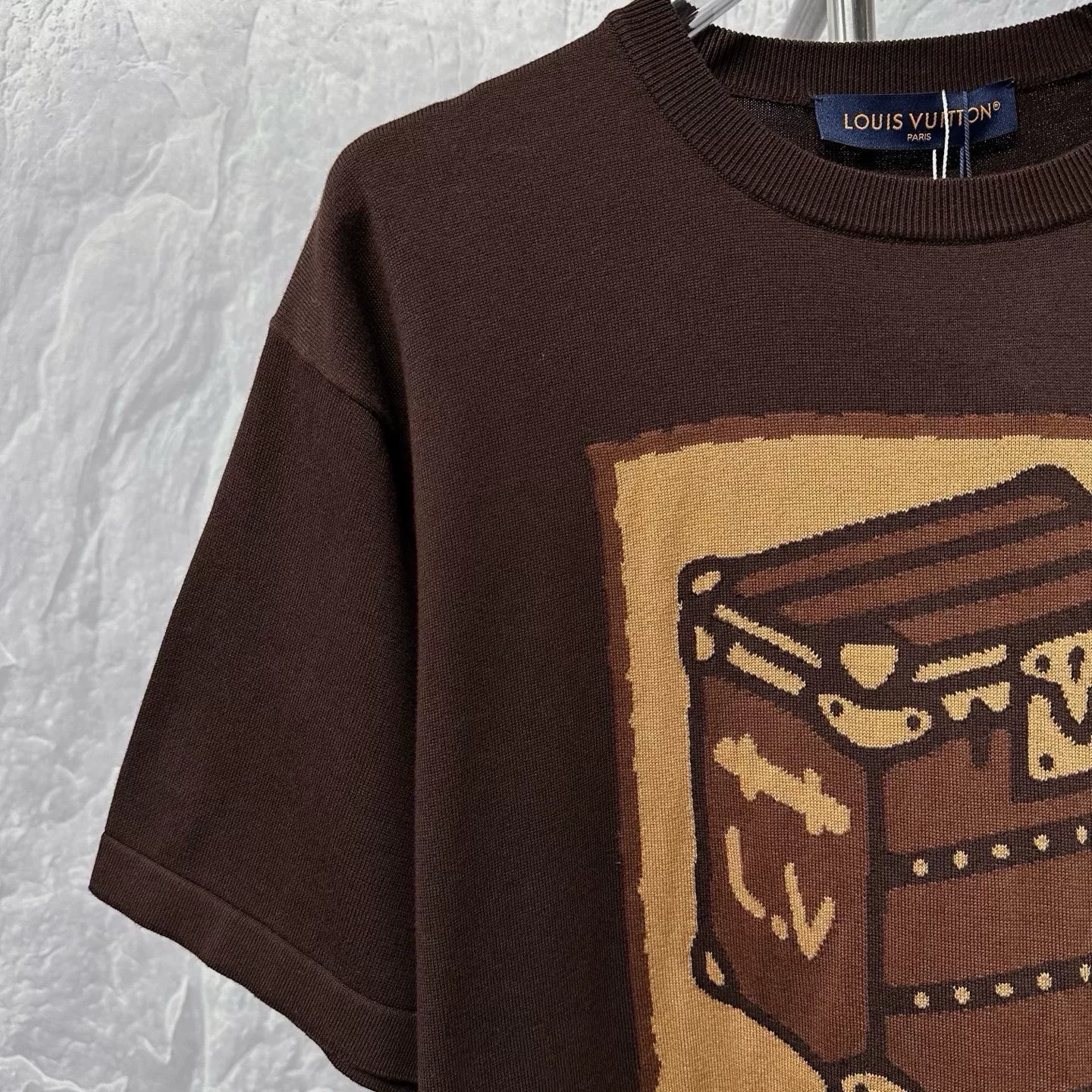 Louis Vuitton SS24 Pharrell Trunk Knit Tee — back