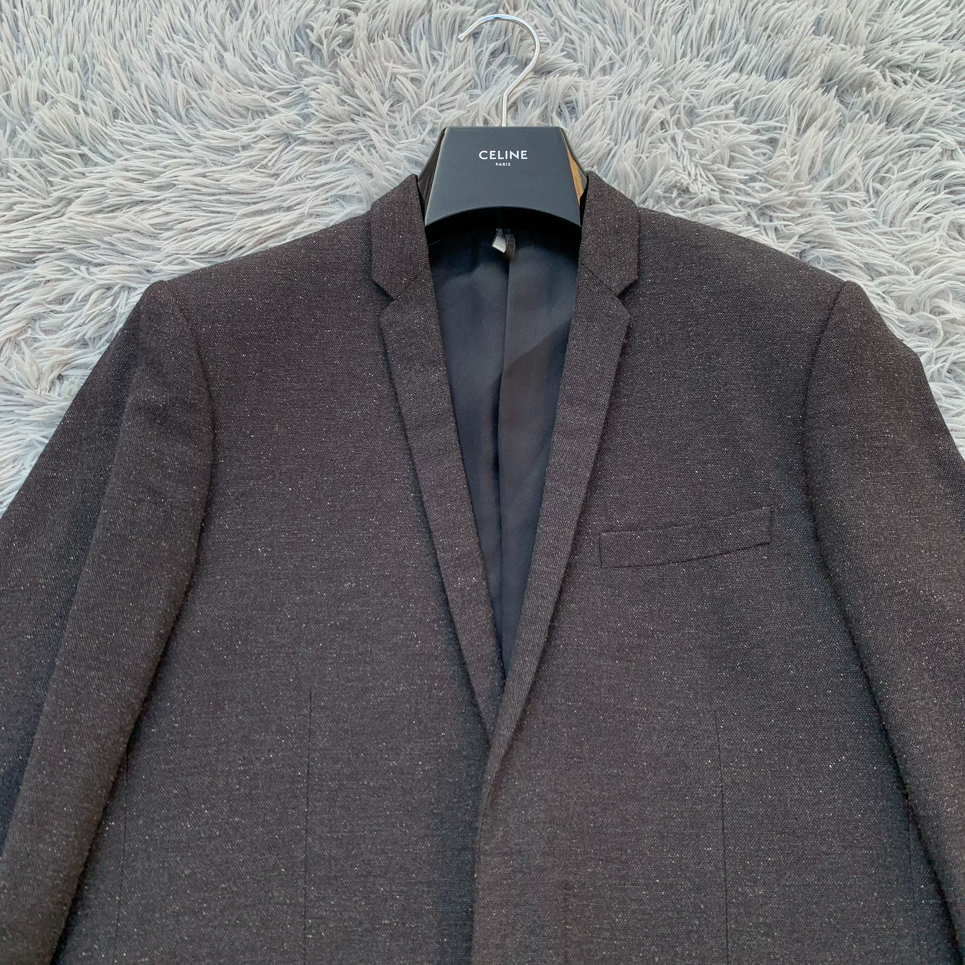 Dior Homme Snowflake Wool Suit — front