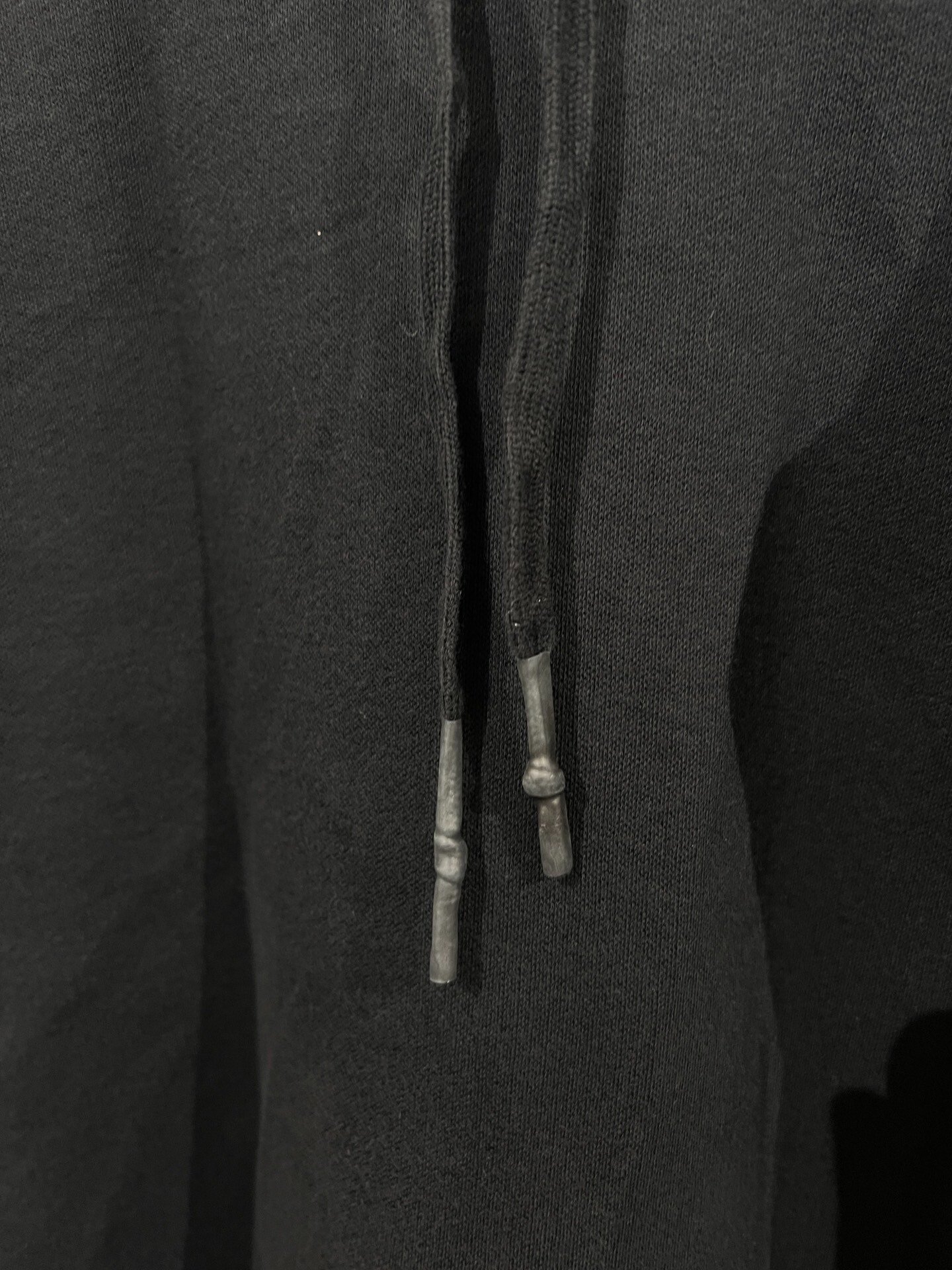 BBS Waffle Skull Print Black Hoodie — back