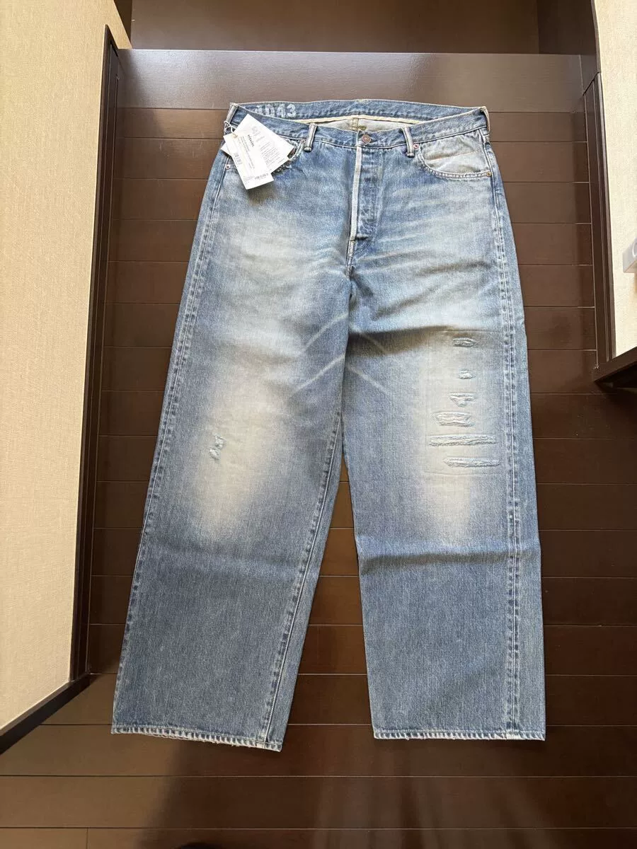 visvim SOCIAL SCULPTURE 01 EX WIDE DMGD-43