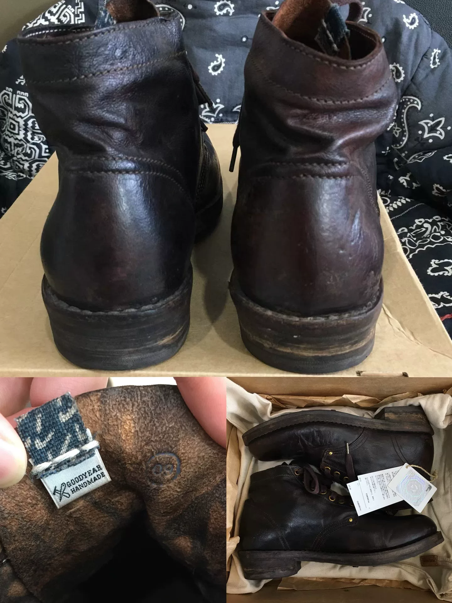 VISVIM 20AW ICT BRIGADIER BOOTS — back