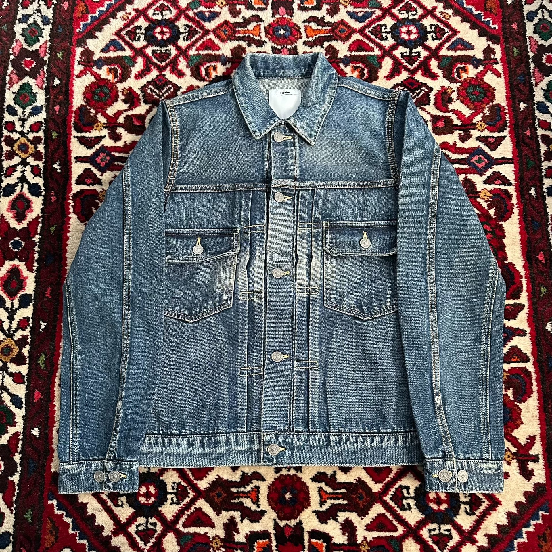 visvim 11aw 101 Yellow Clay Denim Jacket