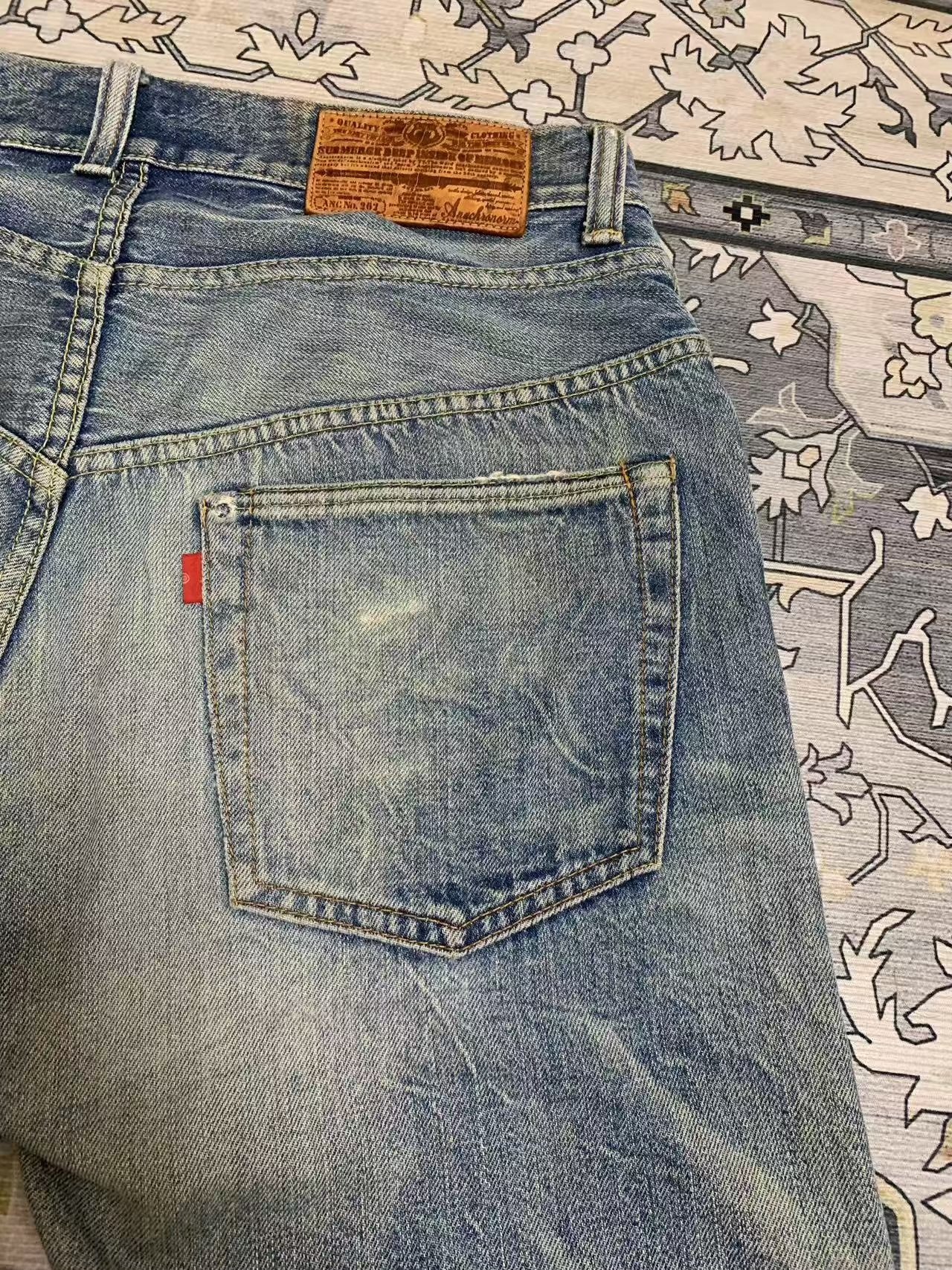 Anachronorm Light Wash Vintage Jeans — label