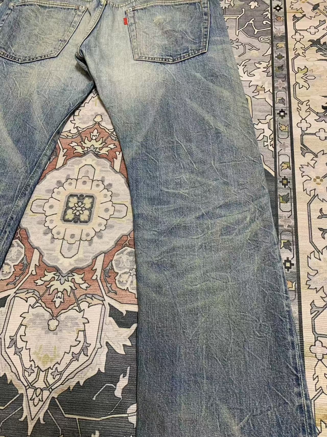 Anachronorm Light Wash Vintage Jeans — detail
