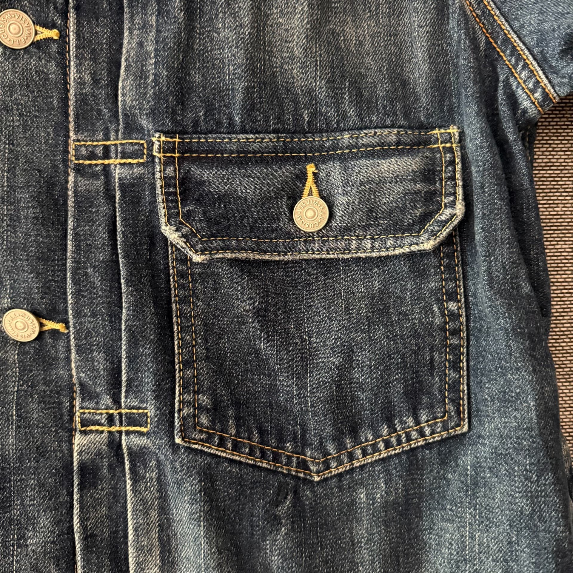 Visvim101 17AW Type 2 Denim Jacket — back