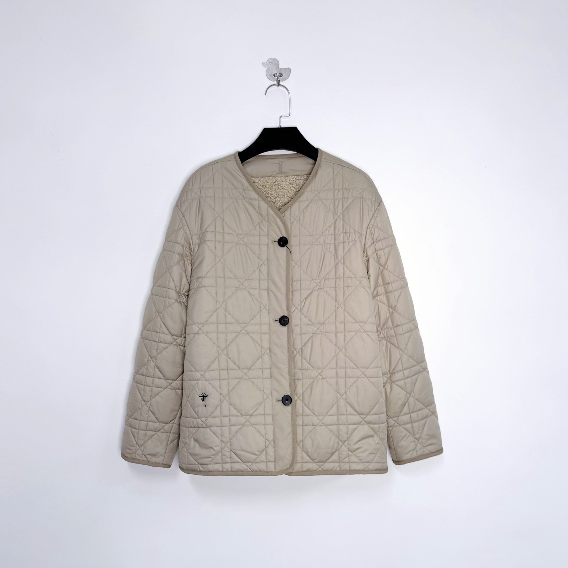 Dior Reversible Cannage Teddy Cotton Coat