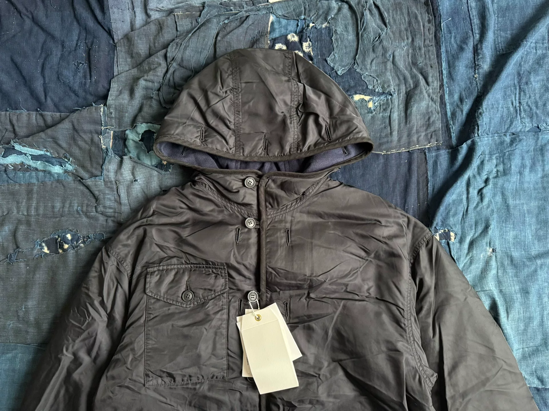 VISVIM 25AW GREELY CORPS DOWN PARKA — detail