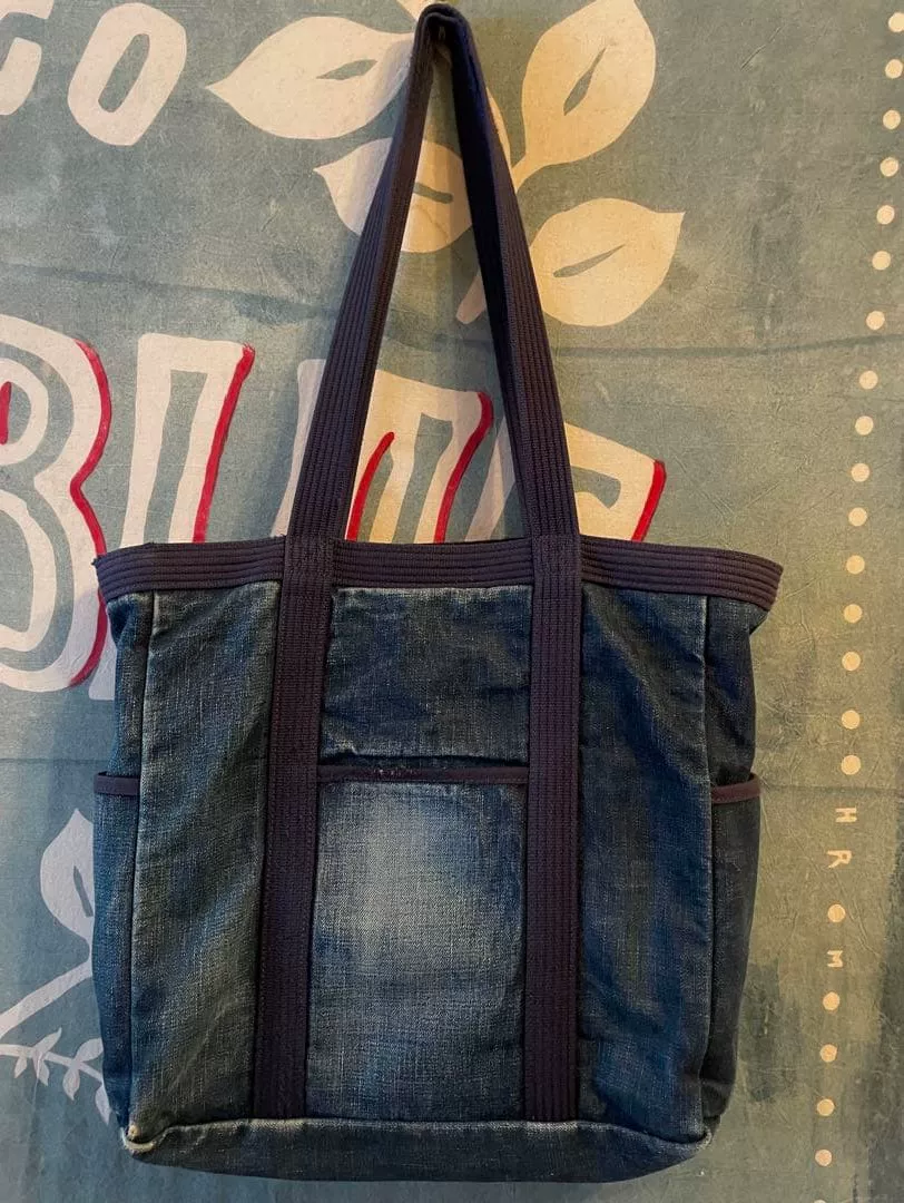 PORTER × NEIGHBOROOD Denim Tote — front