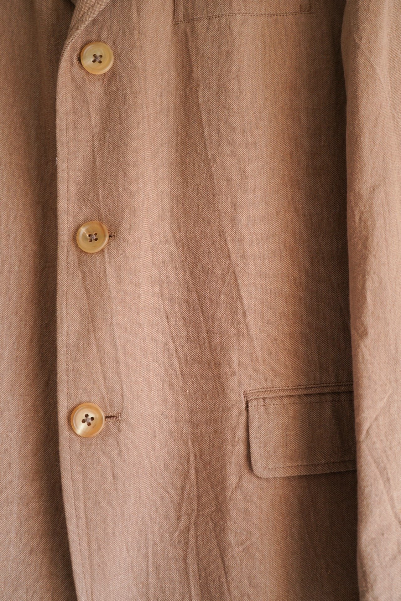 Yohji Yamamoto 01SS Persimmon Dyed Suit — label