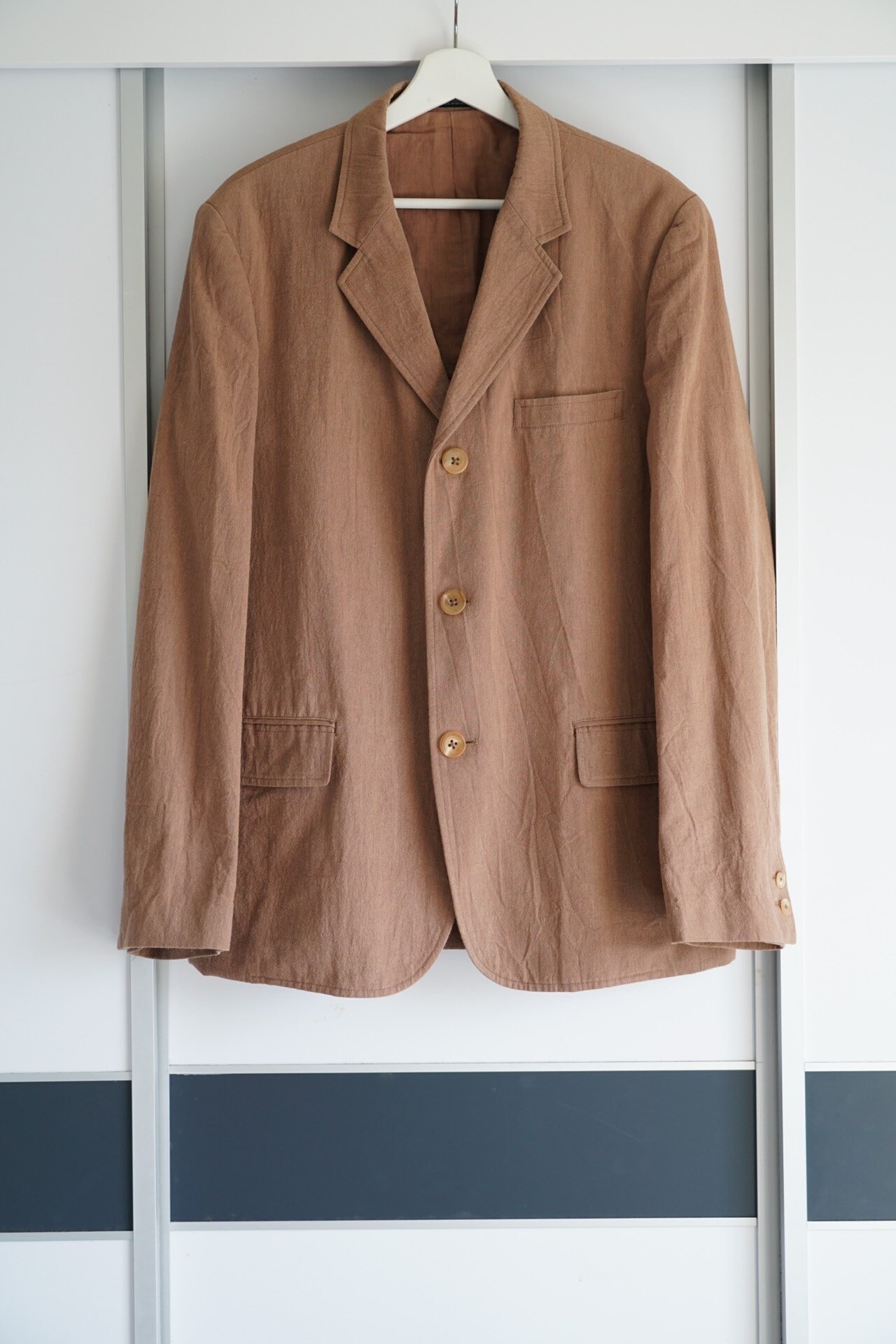 Yohji Yamamoto 01SS Persimmon Dyed Suit