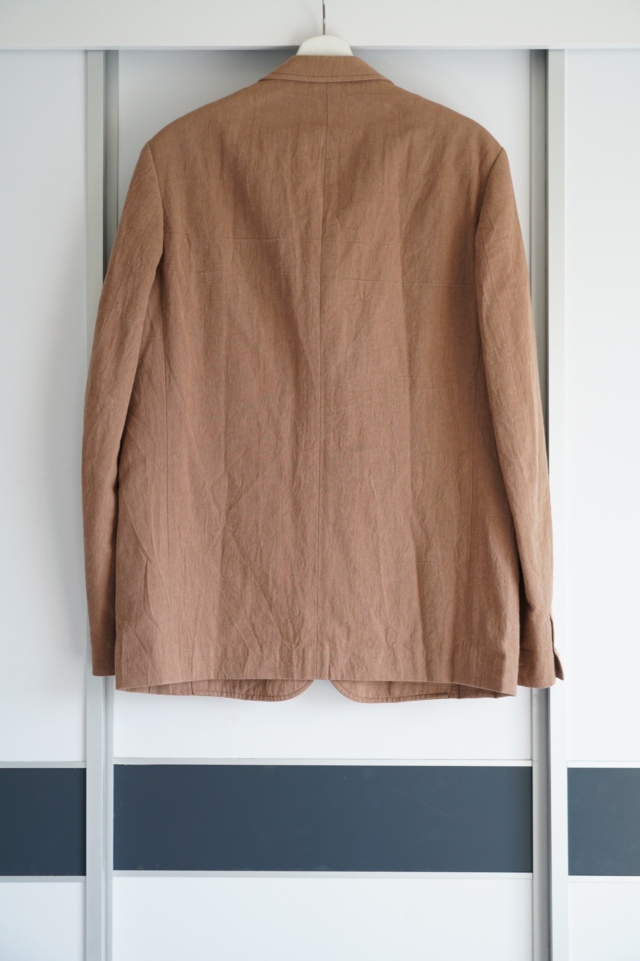 Yohji Yamamoto 01SS Persimmon Dyed Suit — front