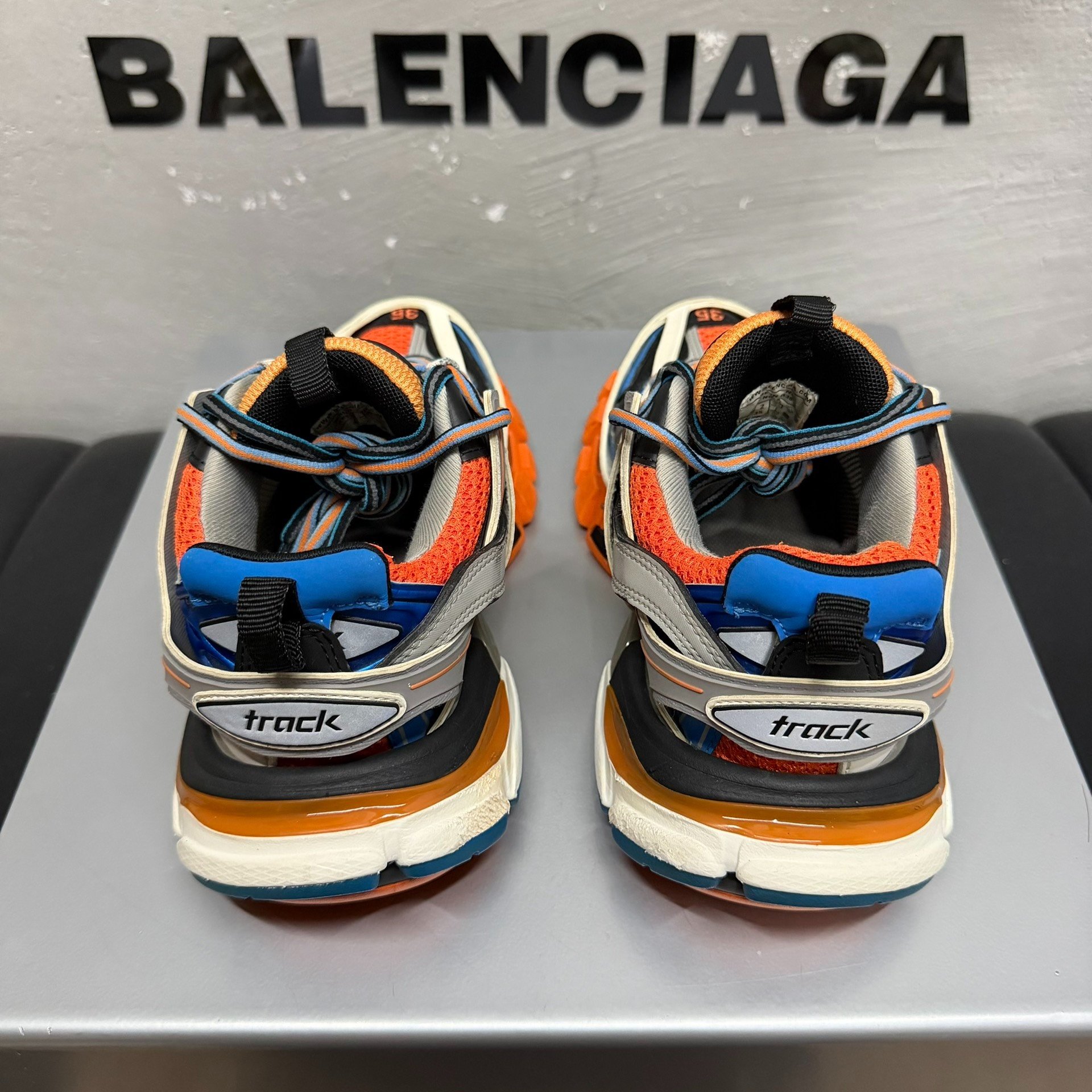 Balenciaga Track Dad Sneakers Multi — label