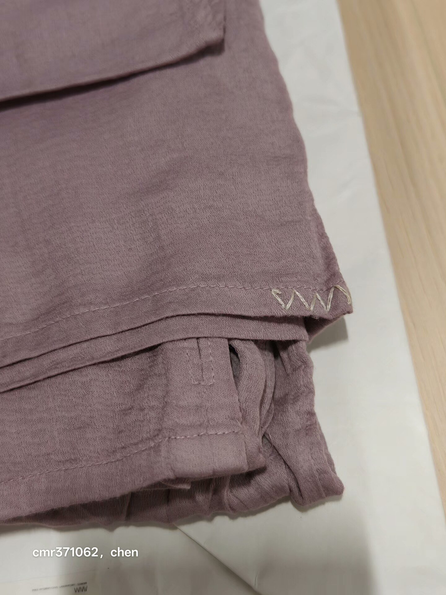 visvim 21ss Ruana Dress — detail