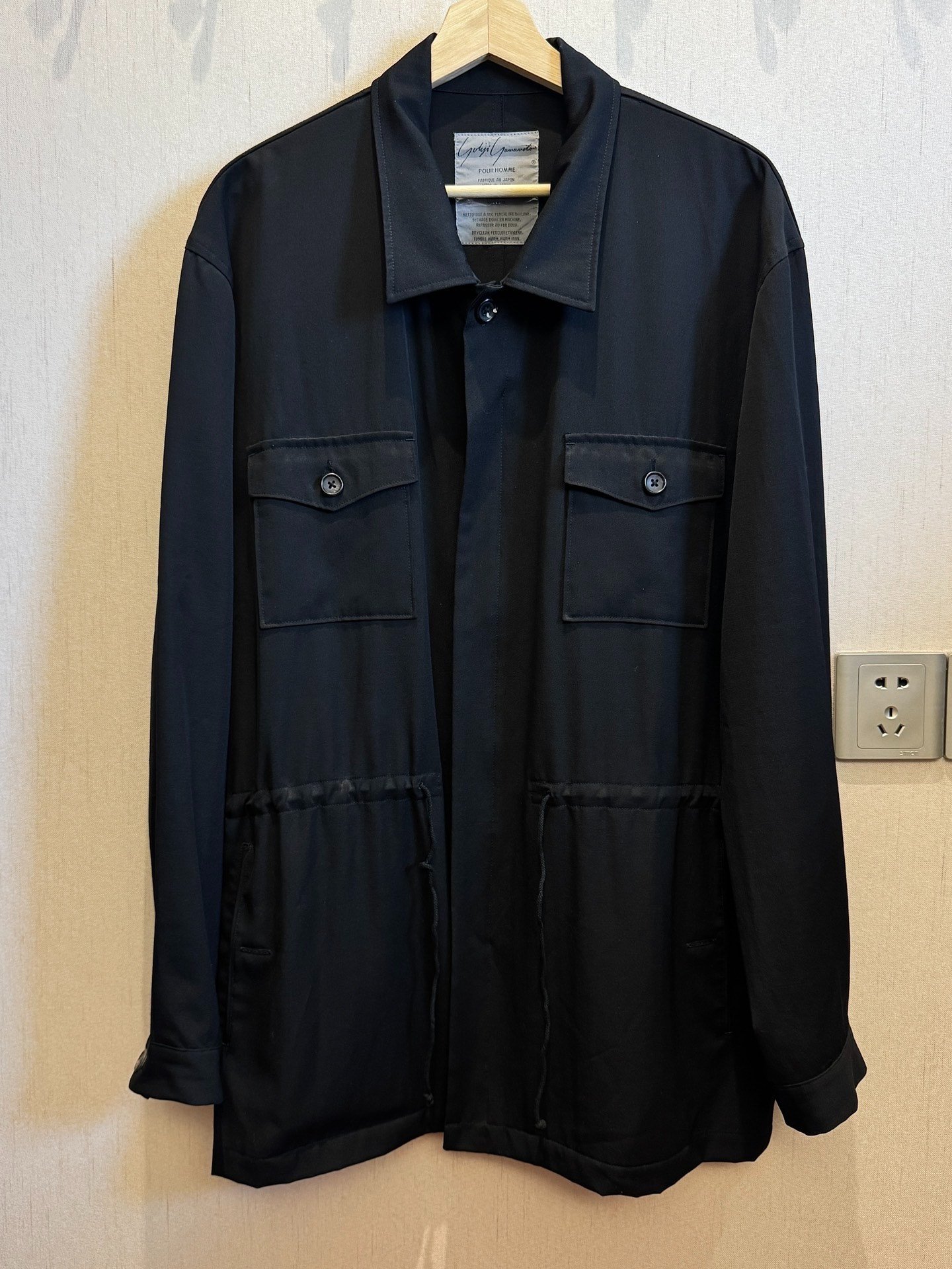 Yohji Yamamoto 89AW Drawstring Jacket