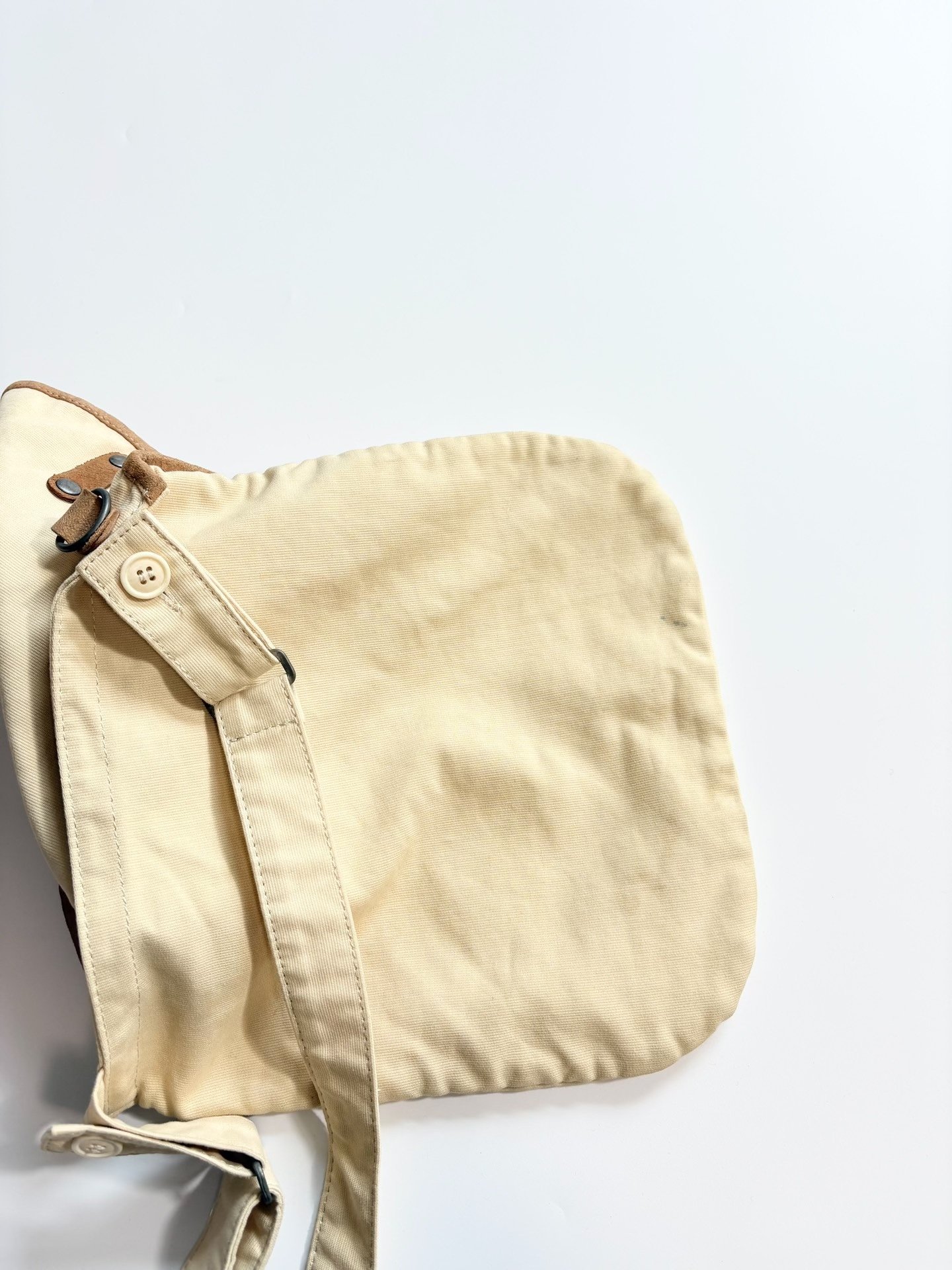 VISVIM MIL Distressed Shoulder Bag — detail