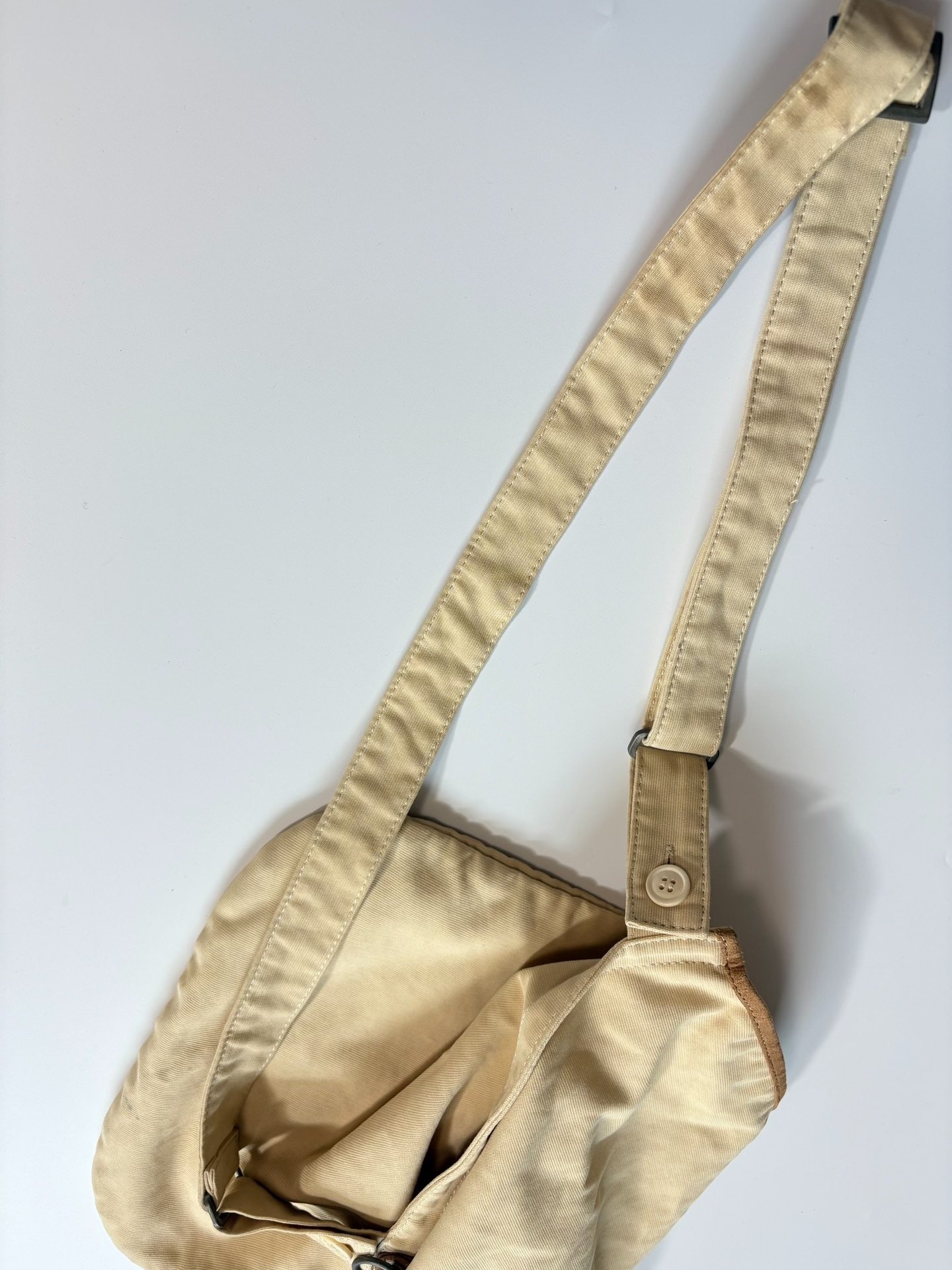 VISVIM MIL Distressed Shoulder Bag — back