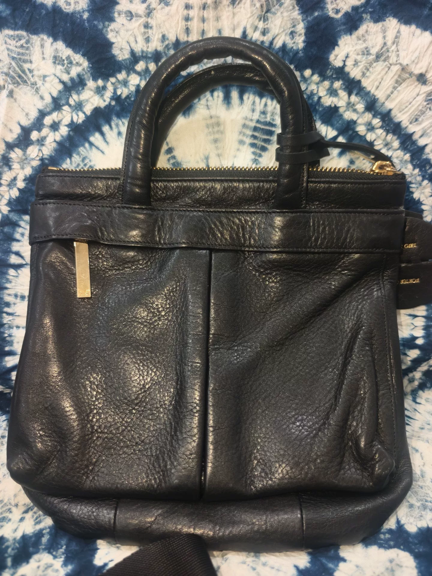 Porter Girl Leather Single-Shoulder Crossbody — detail