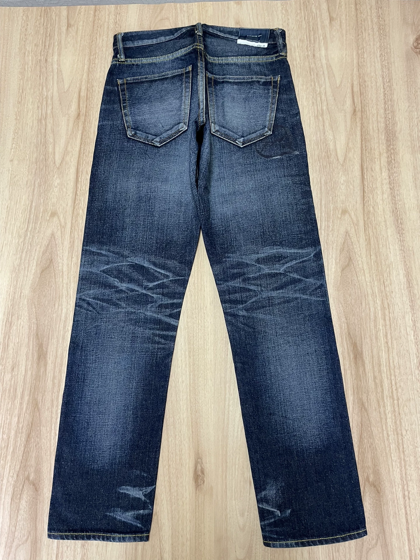 Fragment x Vanquish Lightning Washed Denim Jeans — front