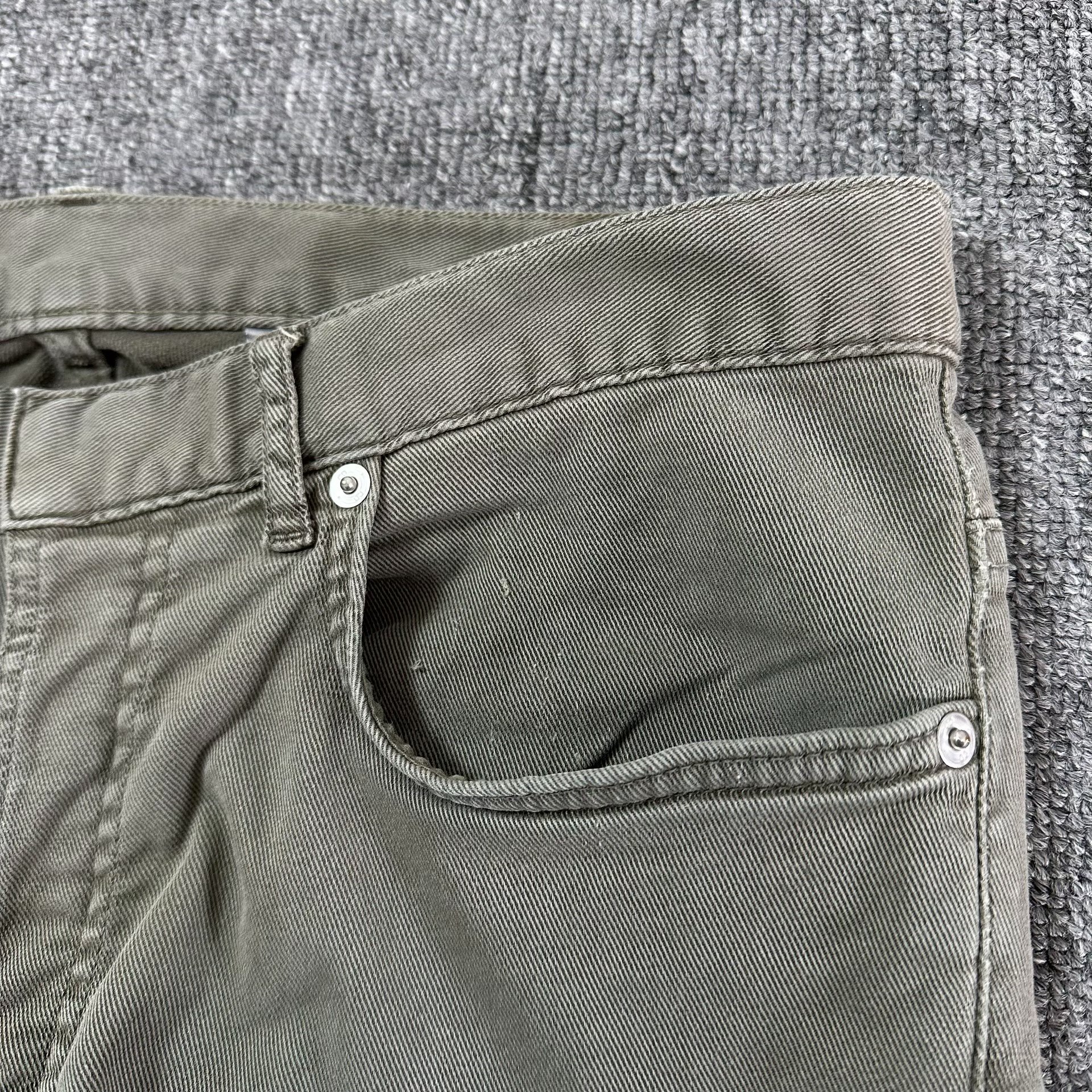 Dior Army Green Multi-Zip Cargo Pants — detail