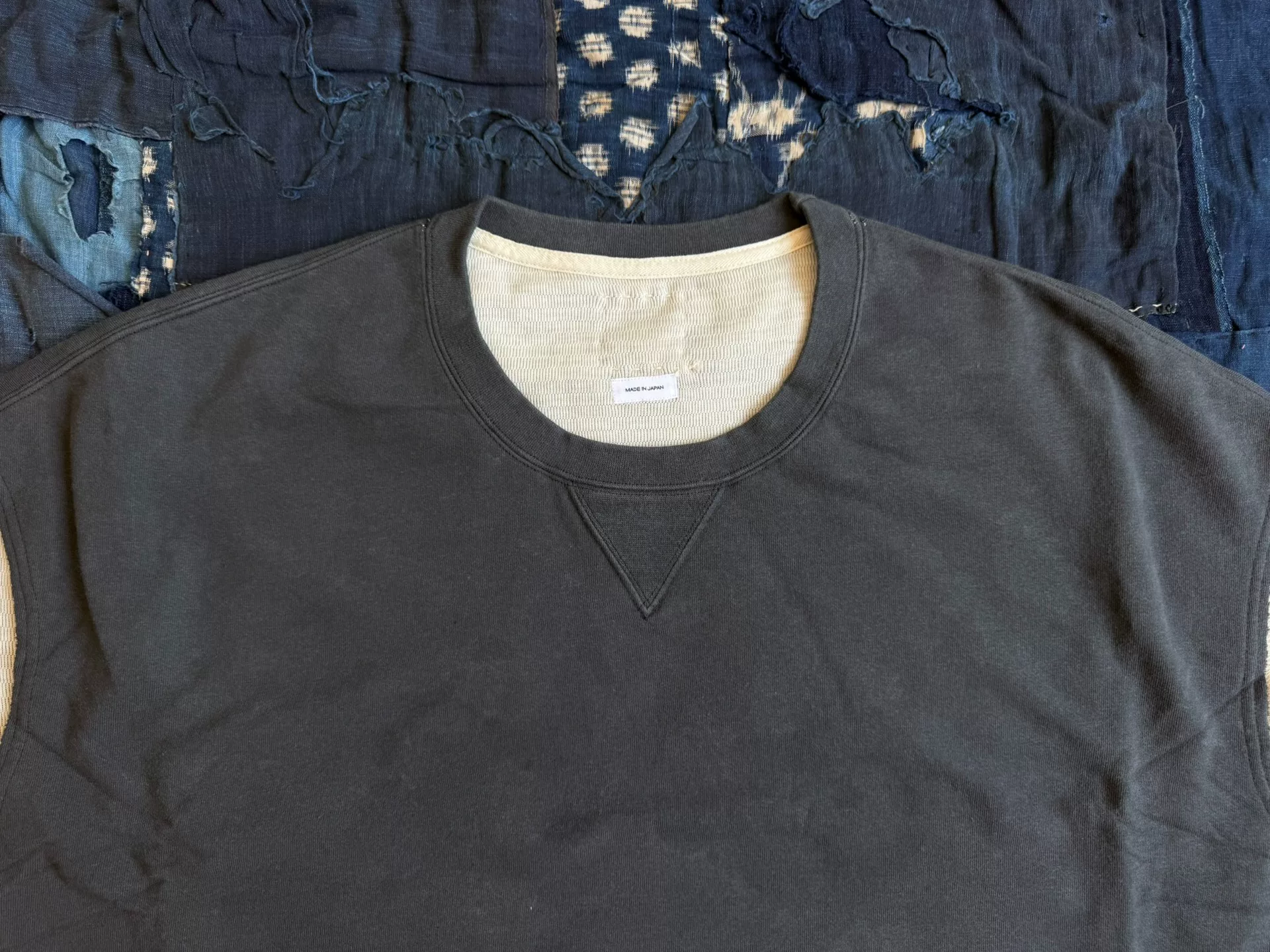 VISVIM 25AW MONDO DUAL SWEAT VEST — detail