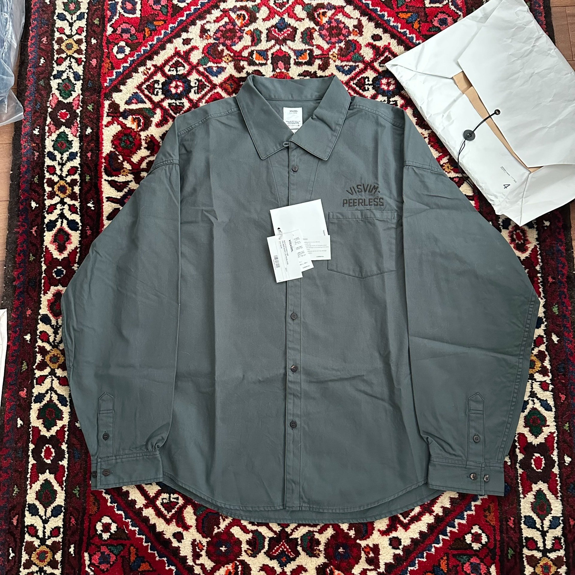 visvim 23SS Palmer L/S Shirt — front