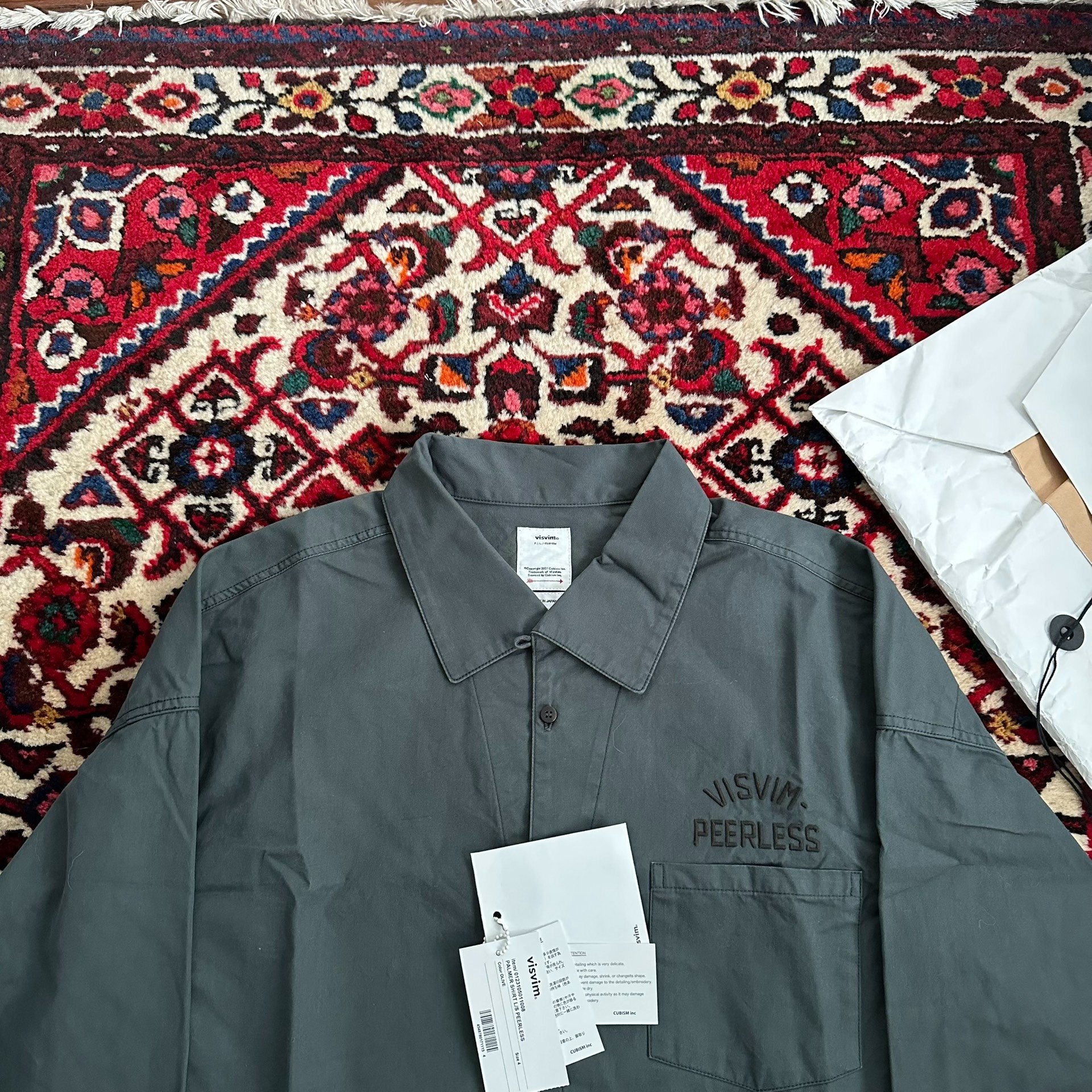 visvim 23SS Palmer L/S Shirt — back