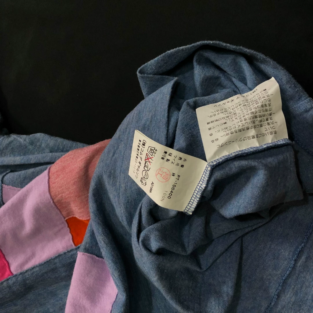 Comme des Garçons 00SS Evolution Color Shirt — label