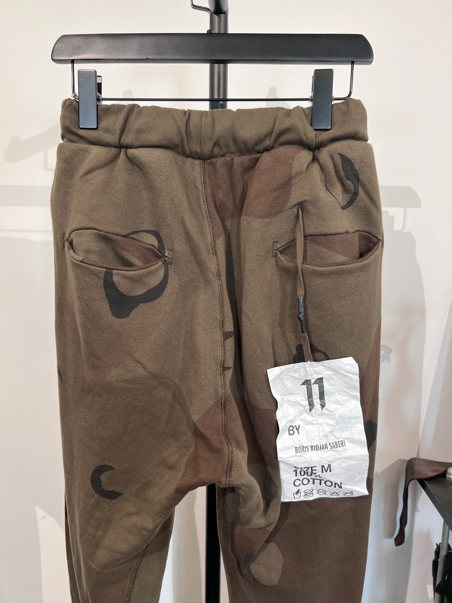11by bbs Camouflage Jogger Pants — back