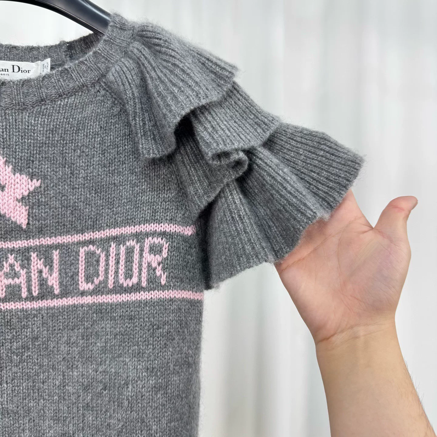 Dior Lucky Star Cashmere Knit Short Sleeve — back