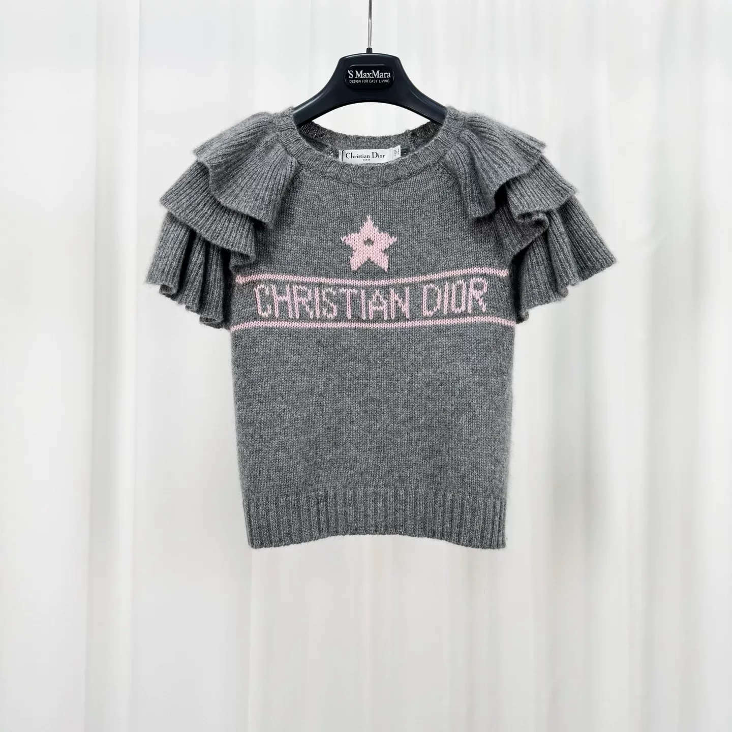 Dior Lucky Star Cashmere Knit Short Sleeve