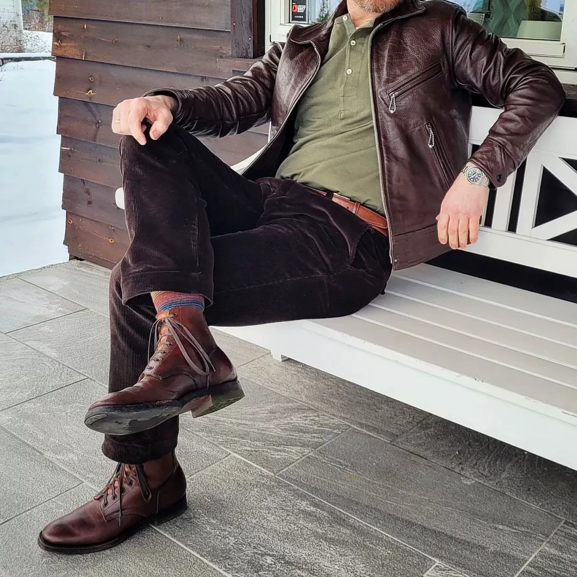 Clinch x BSW Yeager Horsebutt Boot — front