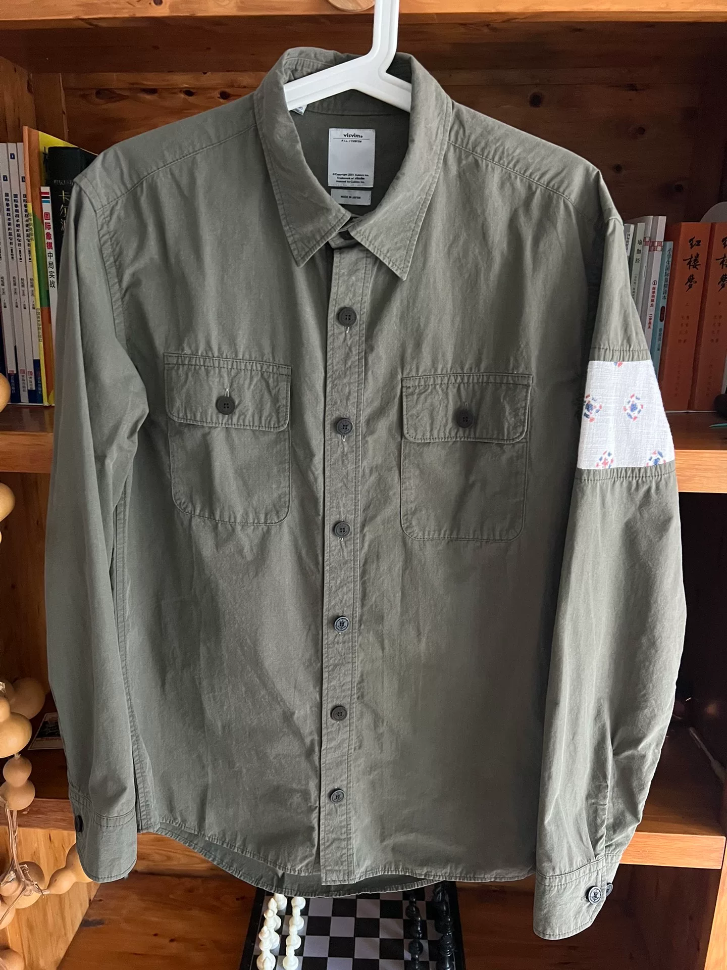 VISVIM 13SS Military Two-Pocket Shirt — back